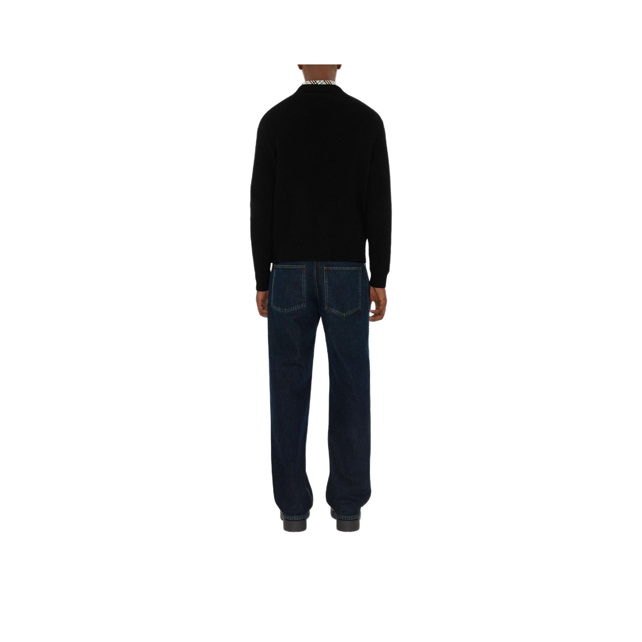 Burberry Burberry EKD Logo Wool Cashmere Sweater Size S Size US S / EU 44-46 / 1 - 6 Thumbnail