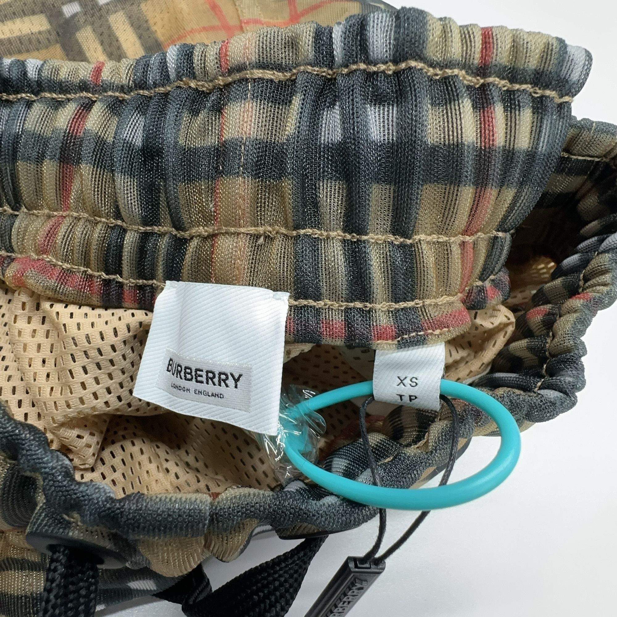 Burberry Burberry Archive Beige Check Mesh Shorts Size XS Size 26" / US 2 / IT 38 - 3 Thumbnail