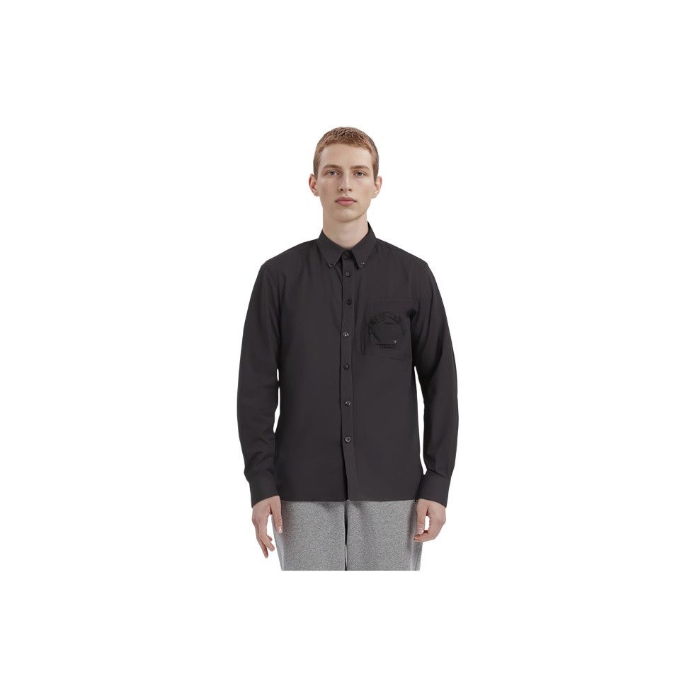 Burberry Burberry Embroidered Logo Shirt Size M Size US M / EU 48-50 / 2 - 6 Thumbnail
