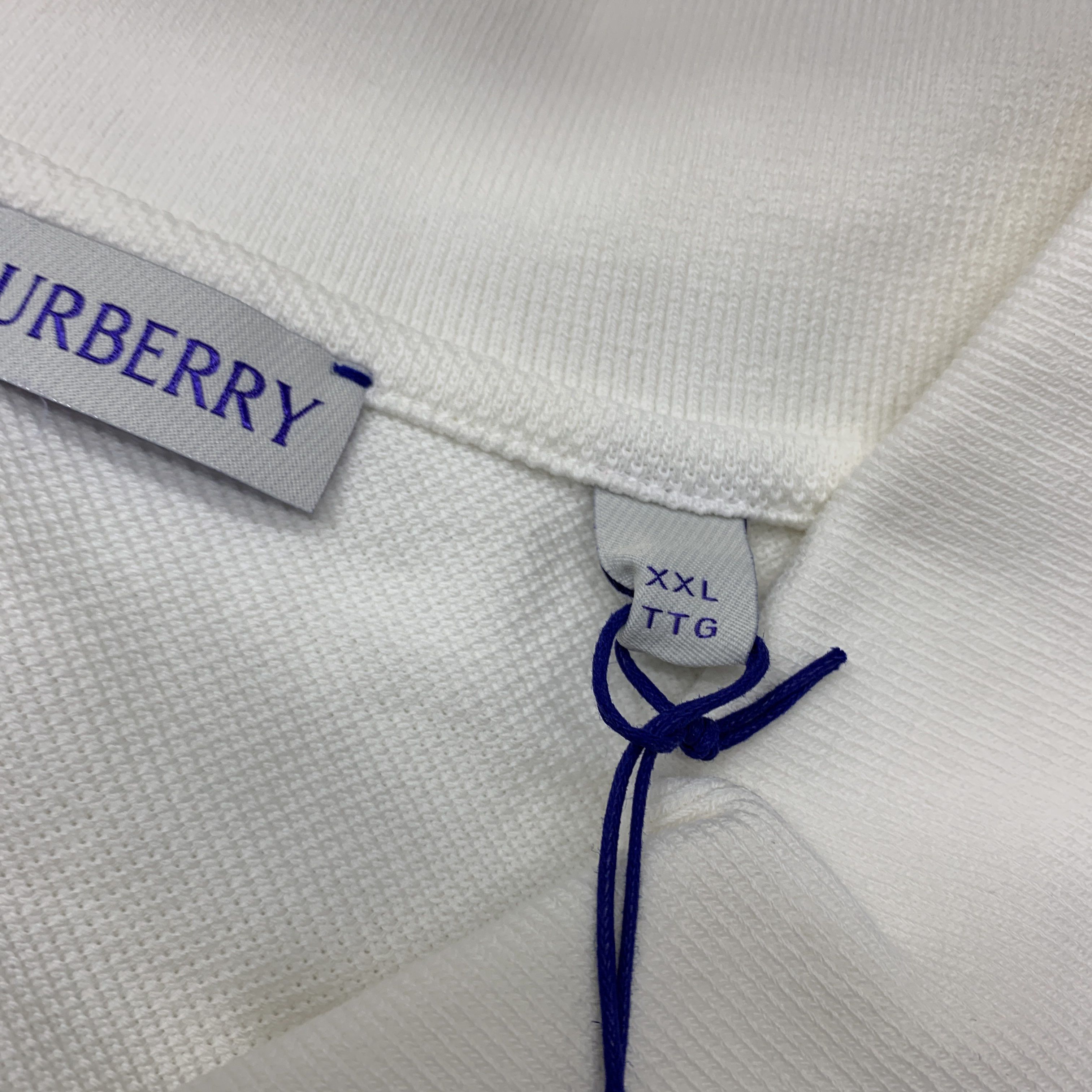 Burberry Burberry Striped Trim Polo Shirt Size XXL Size US XXL / EU 58 / 5 - 4 Thumbnail