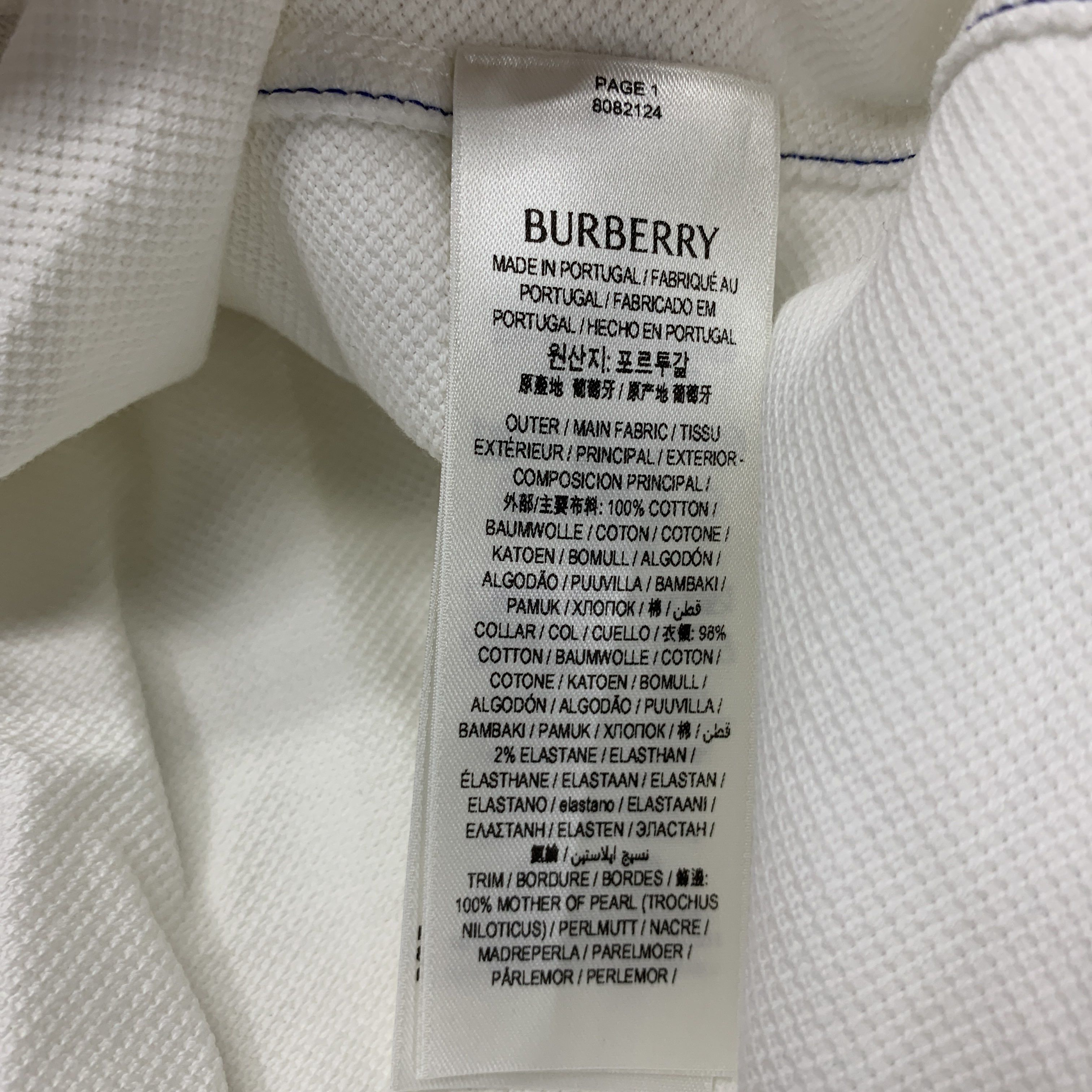 Burberry Burberry Striped Trim Polo Shirt Size XXL Size US XXL / EU 58 / 5 - 5 Thumbnail