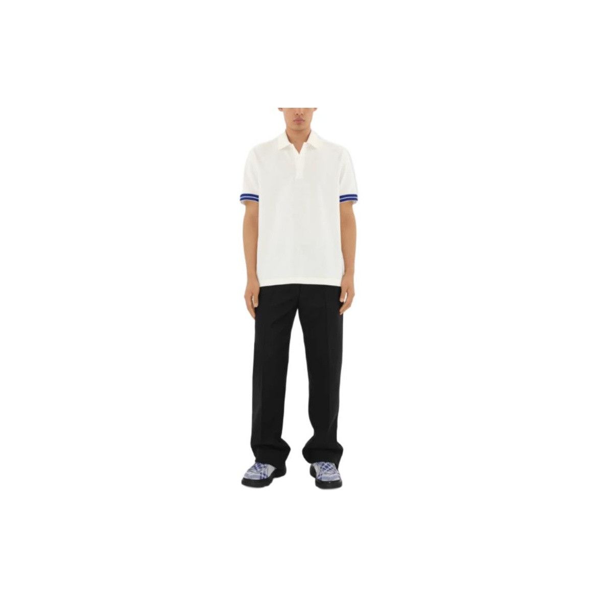 Burberry Burberry Striped Trim Polo Shirt Size XXL Size US XXL / EU 58 / 5 - 6 Thumbnail