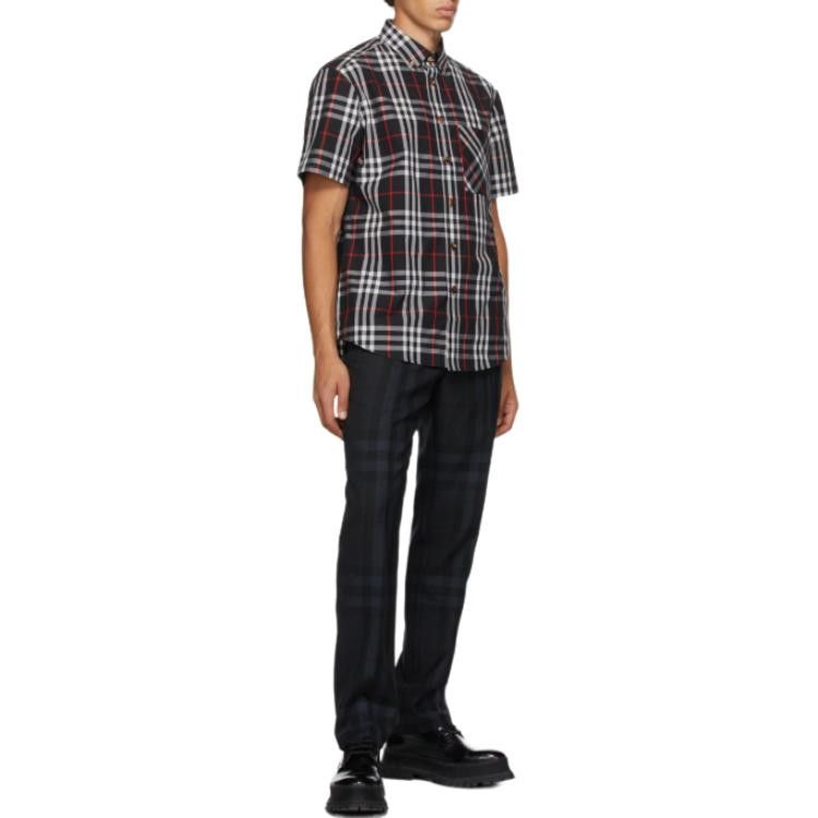 Burberry Burberry Black Check Button Up Shirt Size XS Size US XS / EU 42 / 0 - 12 Thumbnail
