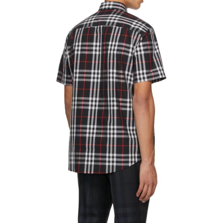 Burberry Burberry Black Check Button Up Shirt Size XS Size US XS / EU 42 / 0 - 15 Thumbnail