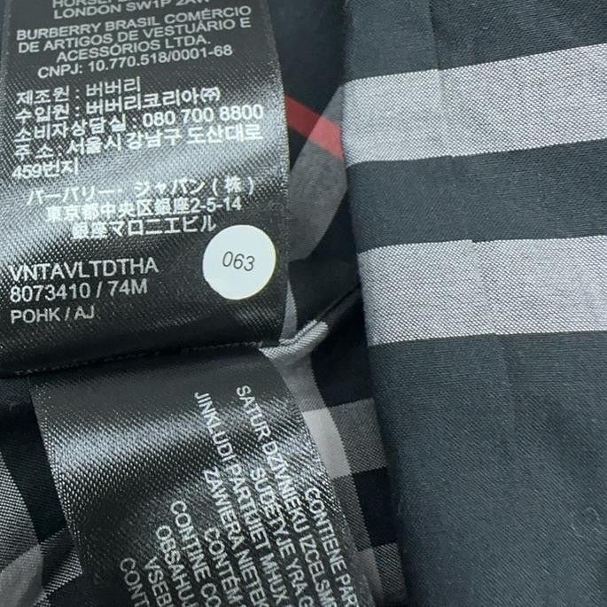 Burberry Burberry Black Check Button Up Shirt Size XS Size US XS / EU 42 / 0 - 8 Thumbnail