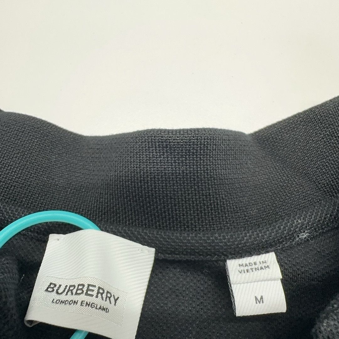 Burberry Burberry Logo Collar Polo Shirt Black Size M Size US M / EU 48-50 / 2 - 4 Thumbnail