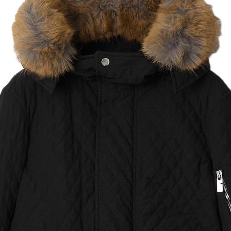 Burberry Burberry Quilted Fur Hooded Jacket Size XS Size XS / US 0-2 / IT 36-38 - 11 Thumbnail