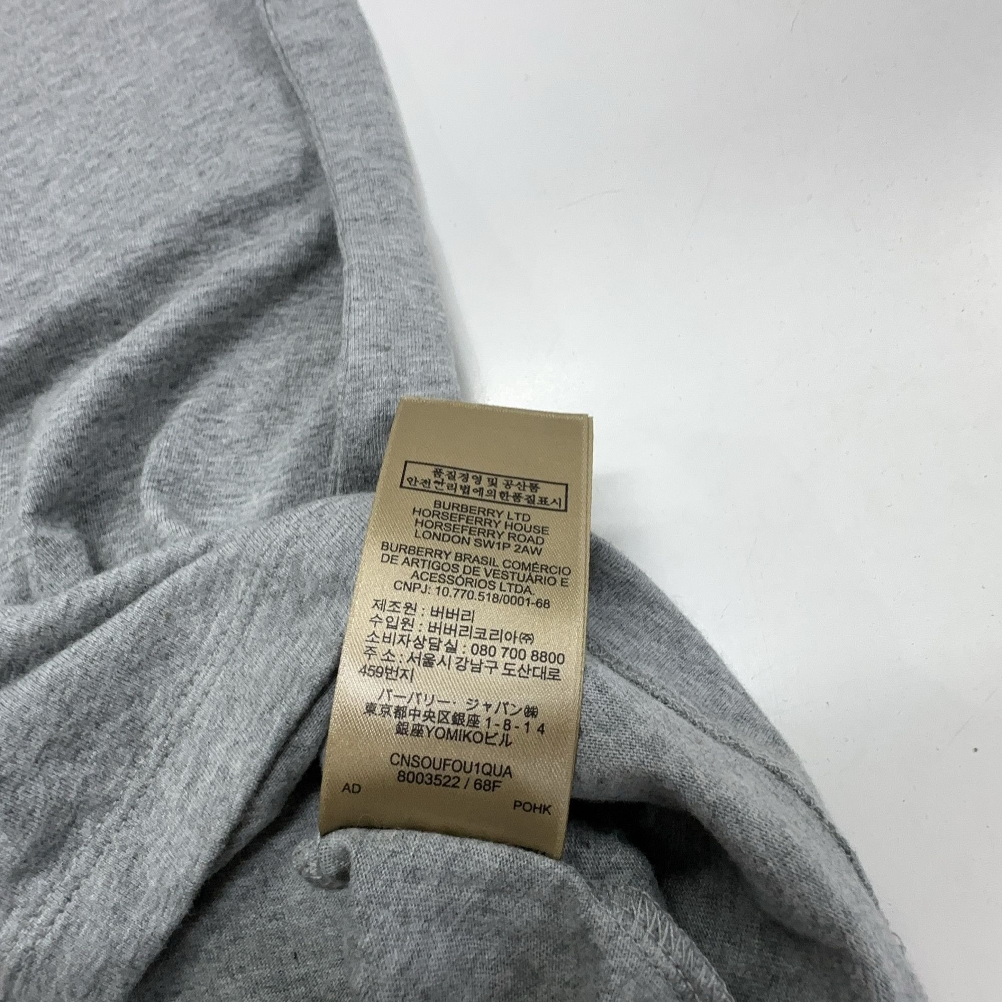 Burberry Burberry Multi-Color Logo T-Shirt Size M Size US M / EU 48-50 / 2 - 4 Thumbnail