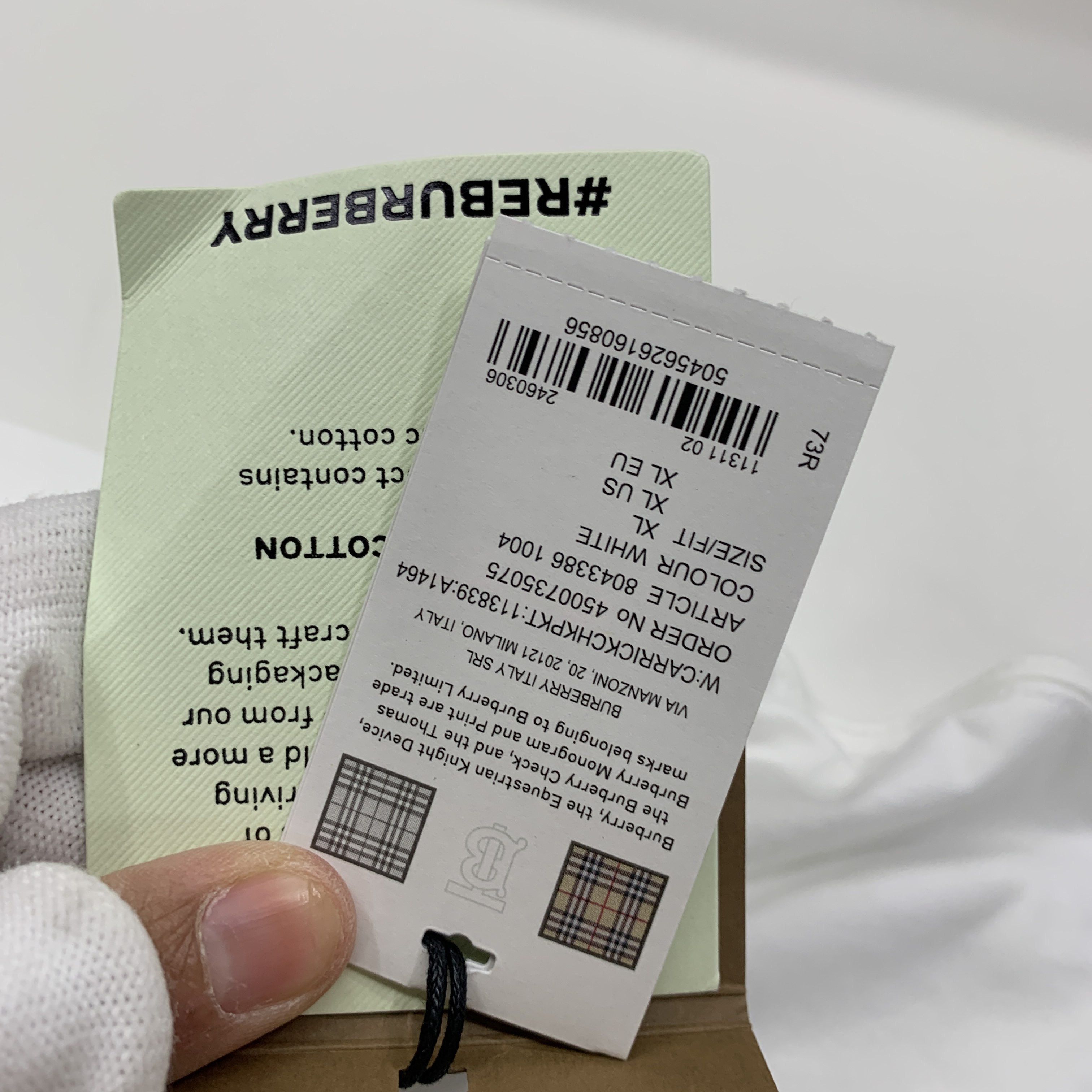 Burberry Burberry Check Pocket T-Shirt Size XL Size XL / US 12-14 / IT 48-50 - 4 Thumbnail