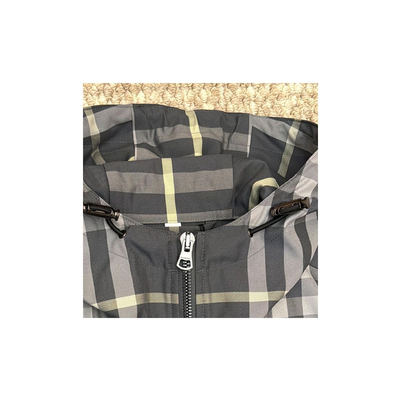 Burberry Burberry Check Hooded Zip Jacket Size XL Size US XL / EU 56 / 4 - 5 Thumbnail