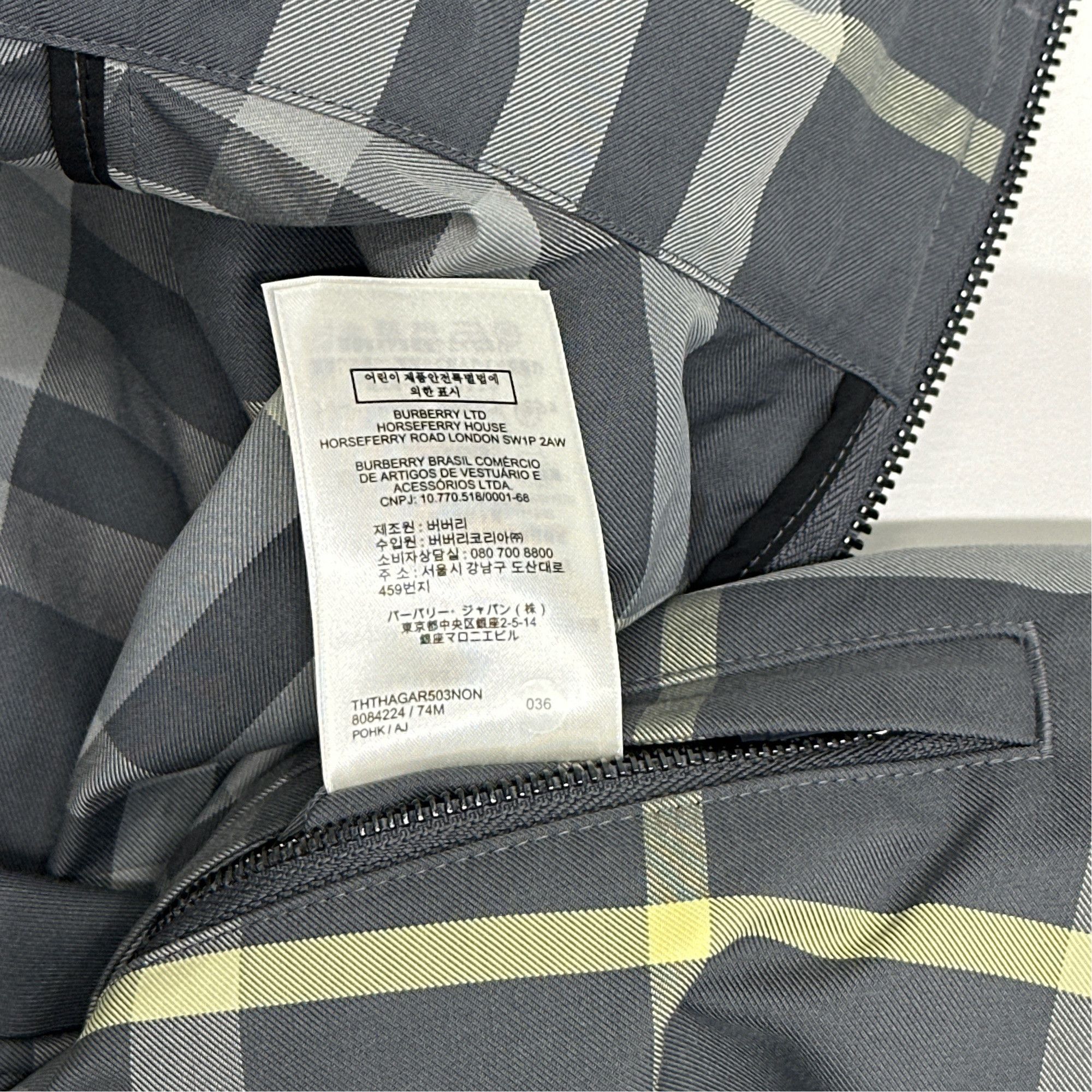 Burberry Burberry Check Hooded Zip Jacket Size XL Size US XL / EU 56 / 4 - 3 Thumbnail