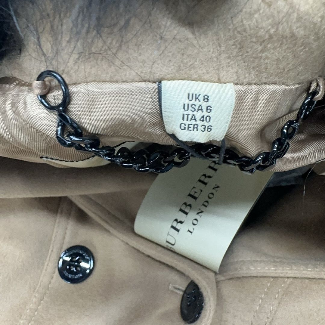 Burberry Burberry Fur Collar Coat Size 40 Size S / US 4 / IT 40 - 4 Thumbnail