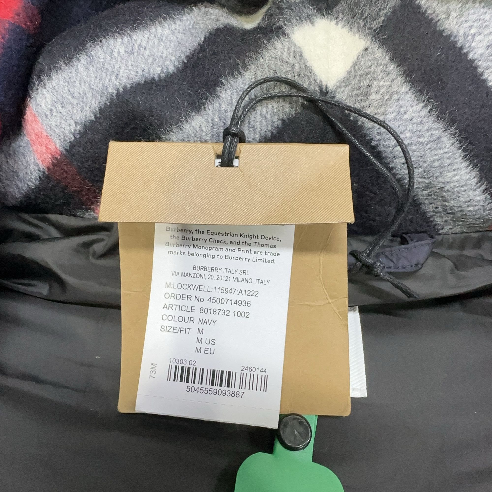 Burberry Burberry Navy Down Jacket Size M Size US M / EU 48-50 / 2 - 6 Thumbnail