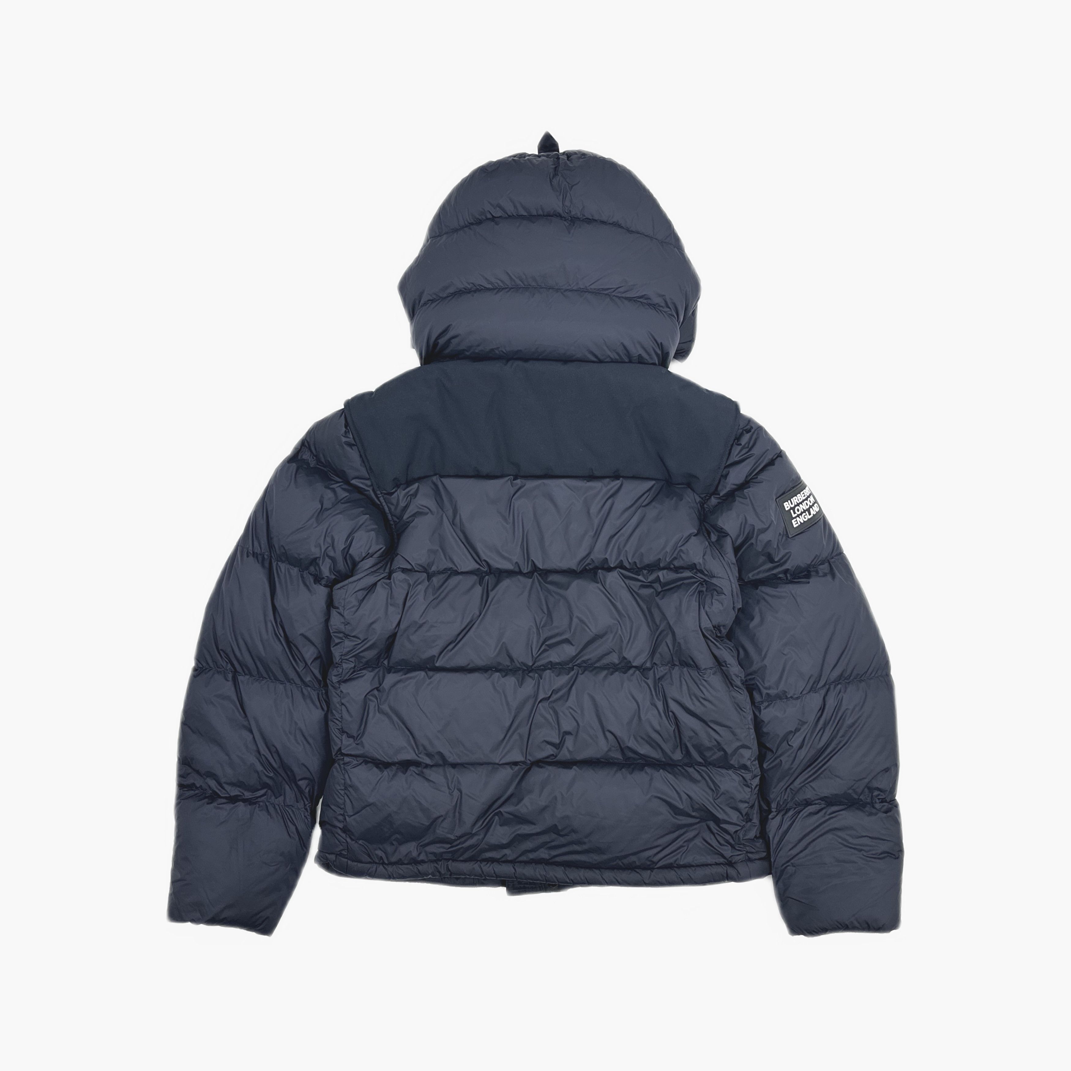 Burberry Burberry Navy Down Jacket Size M Size US M / EU 48-50 / 2 - 2 Thumbnail
