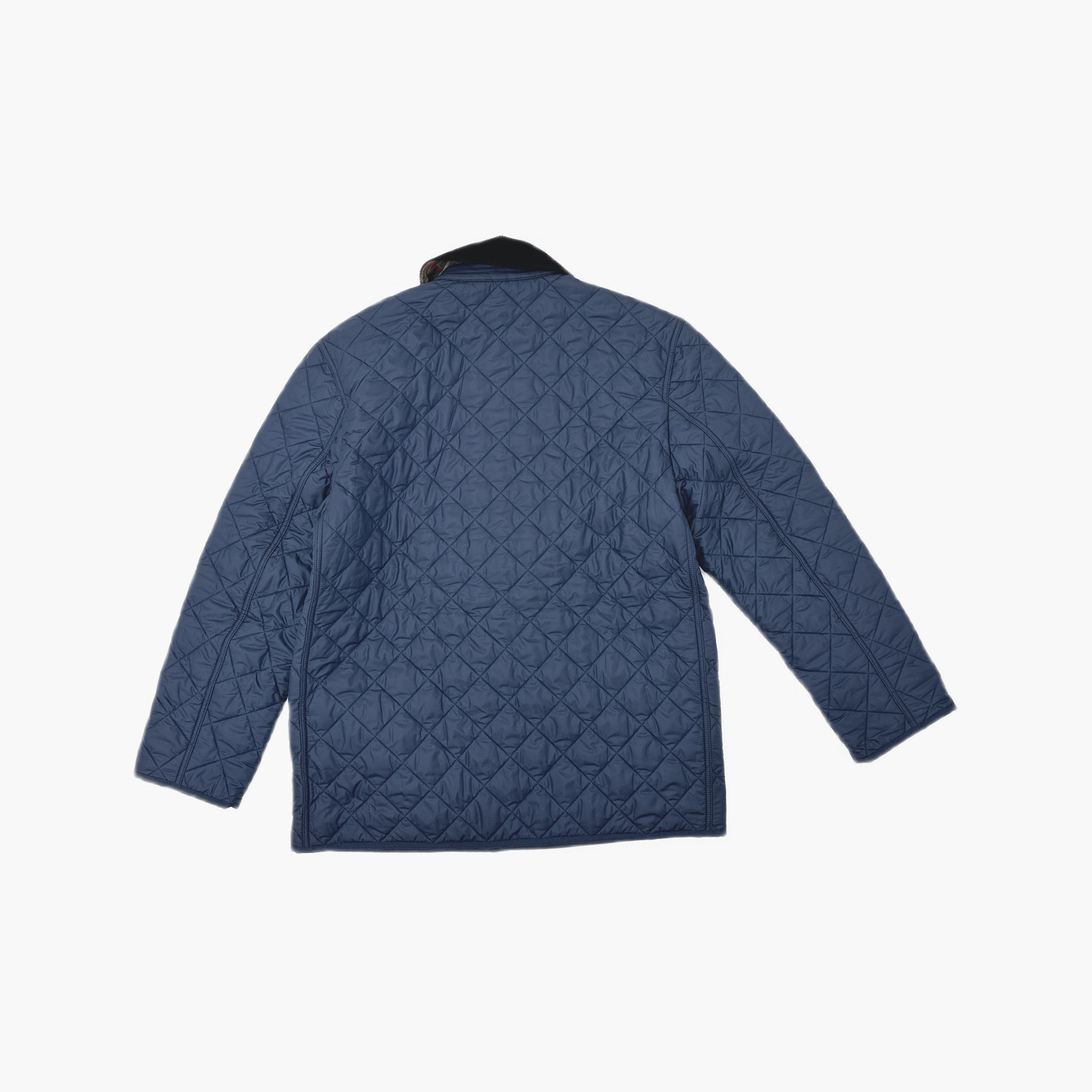 Burberry Burberry Quilted Jacket Blue Size M Size US M / EU 48-50 / 2 - 2 Thumbnail