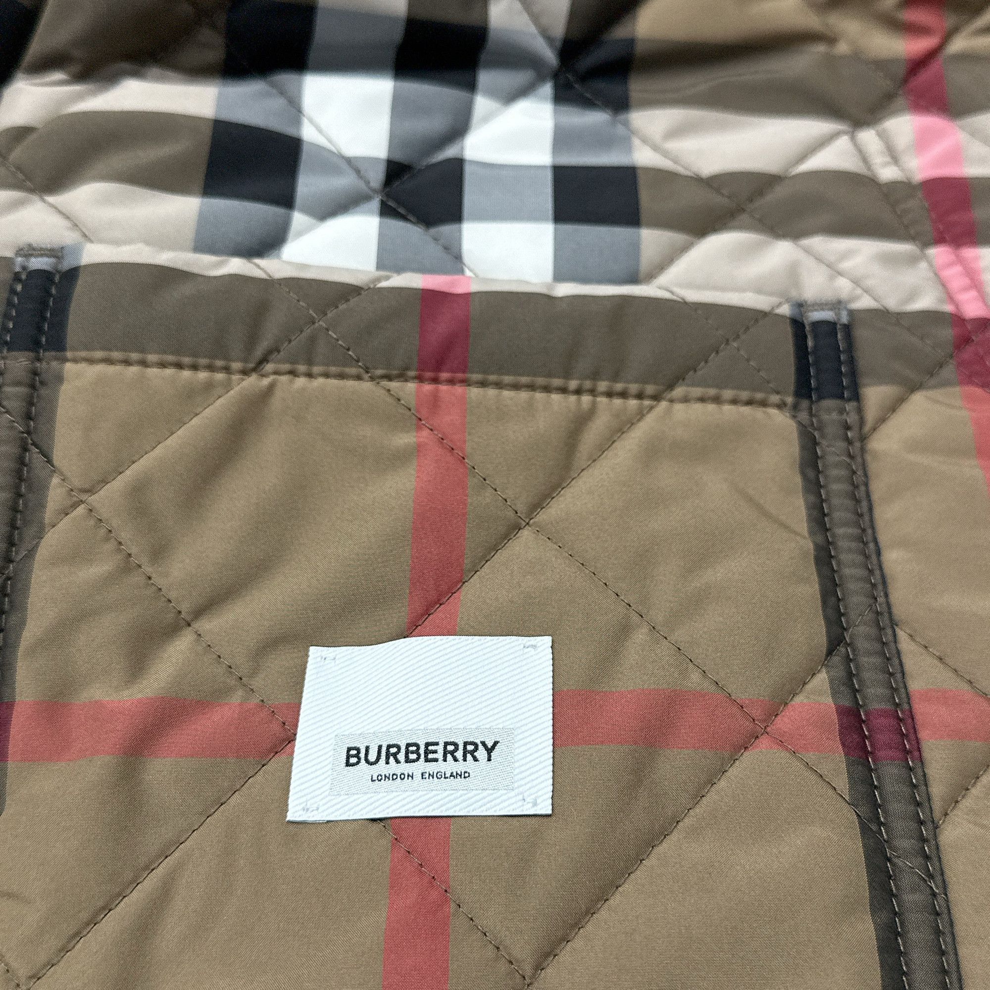 Burberry Burberry Quilted Jacket Blue Size M Size US M / EU 48-50 / 2 - 4 Thumbnail