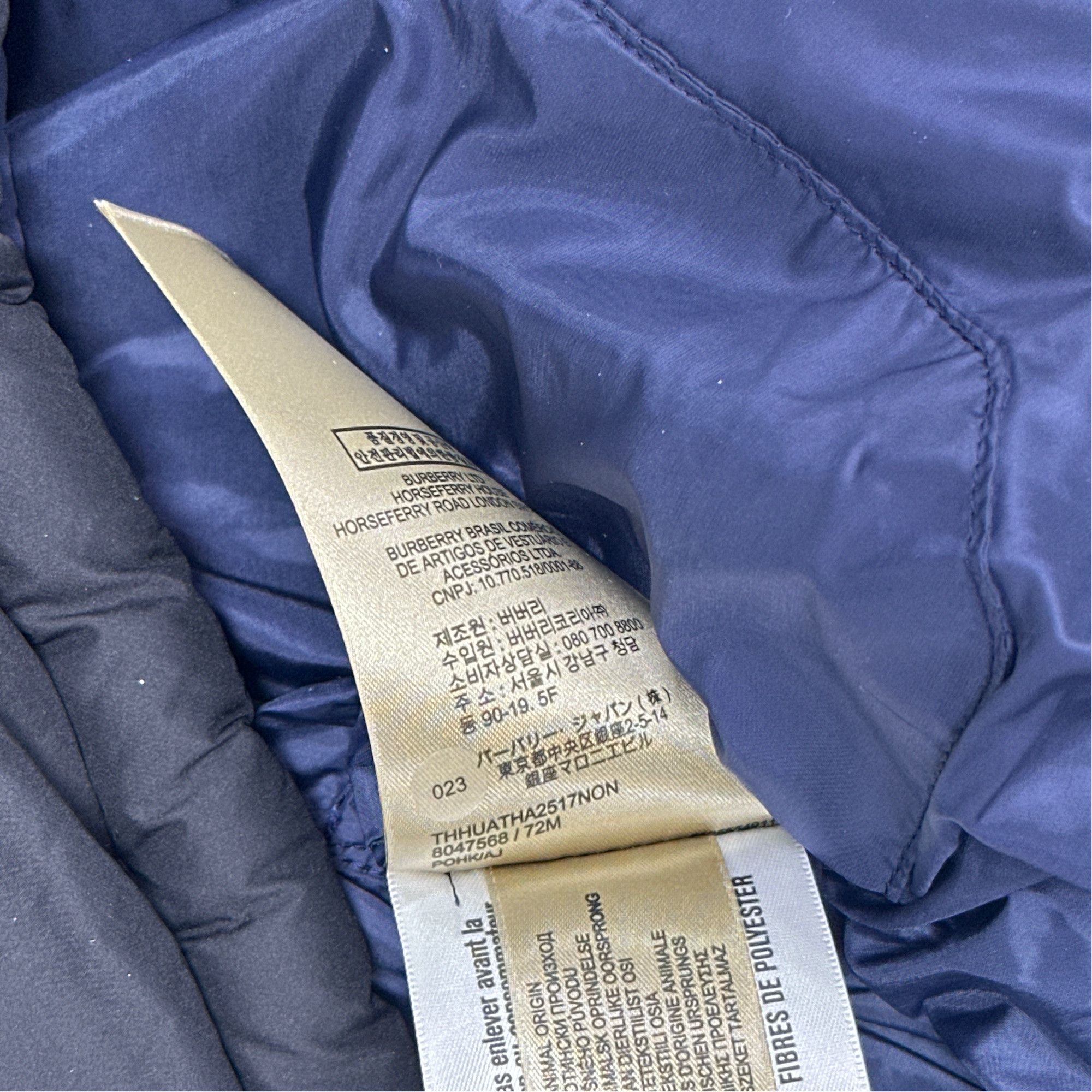 Burberry Burberry Quilted Down Jacket Size S Size US S / EU 44-46 / 1 - 4 Thumbnail
