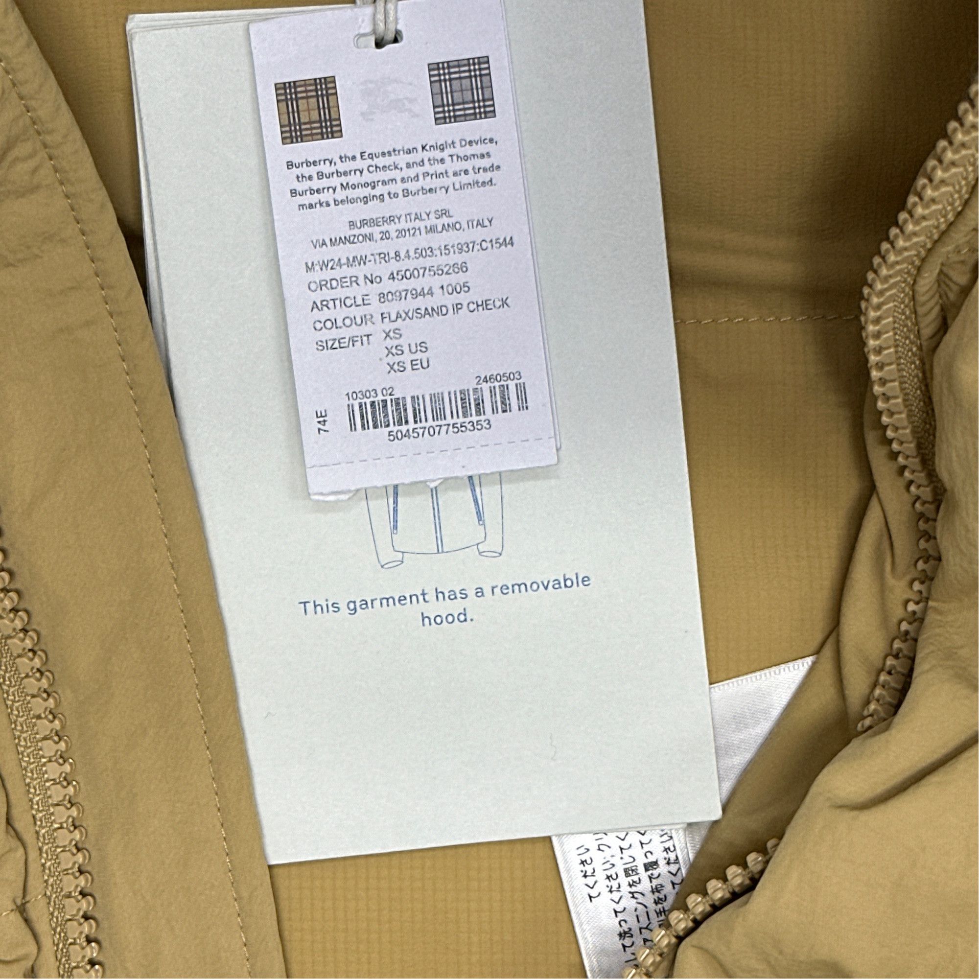 Burberry Burberry Hooded Down Jacket Size XS Size US XS / EU 42 / 0 - 3 Thumbnail