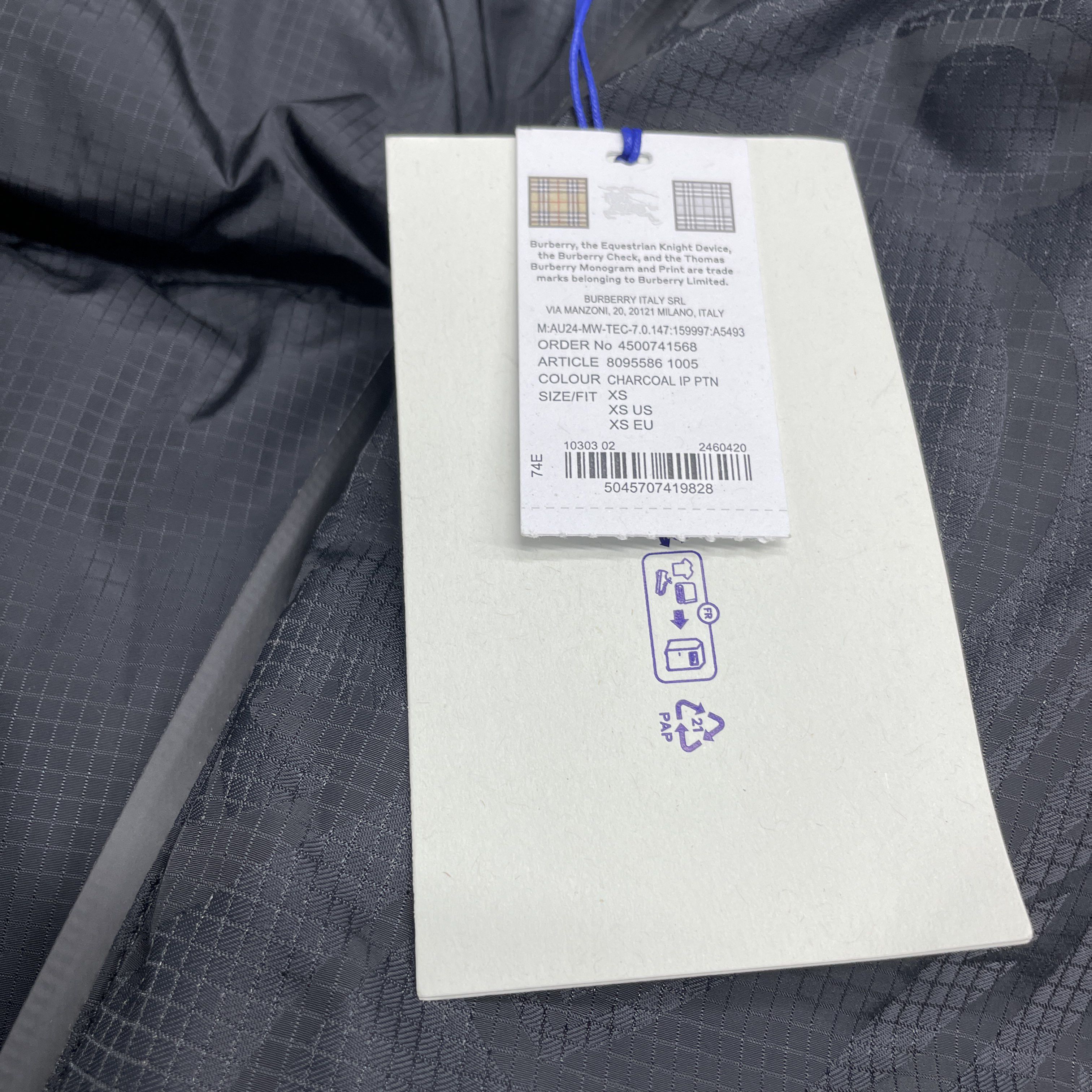 Burberry Burberry Monogram Puffer Jacket Size XS Size US XS / EU 42 / 0 - 5 Thumbnail