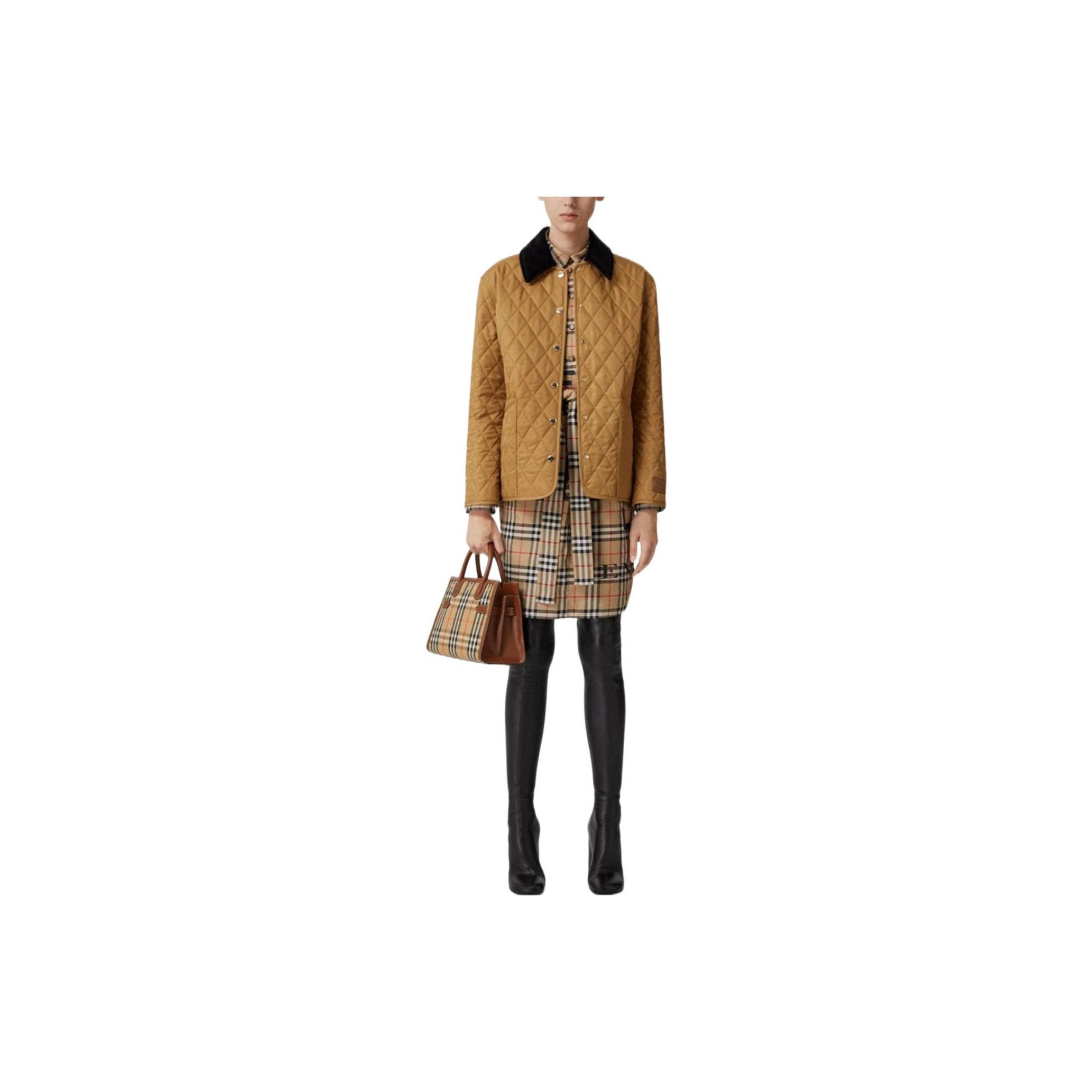 Burberry Burberry Quilted Corduroy Collar Jacket Size S Size S / US 4 / IT 40 - 9 Thumbnail