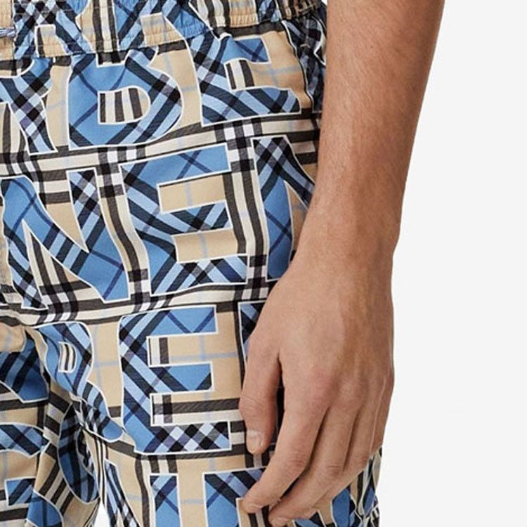 Burberry Burberry Check Logo Print Swim Shorts Size L Size US 34 / EU 50 - 13 Thumbnail
