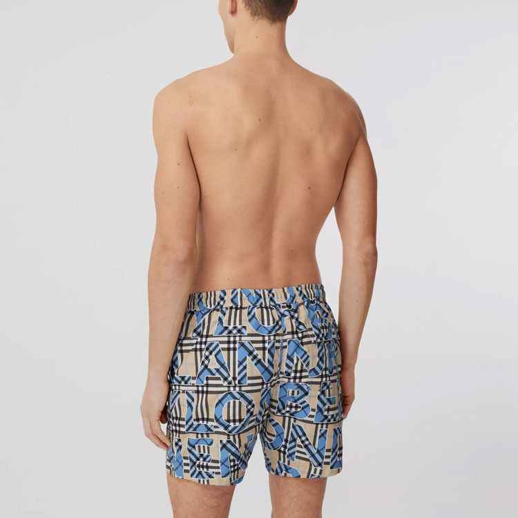 Burberry Burberry Check Logo Print Swim Shorts Size L Size US 34 / EU 50 - 11 Thumbnail