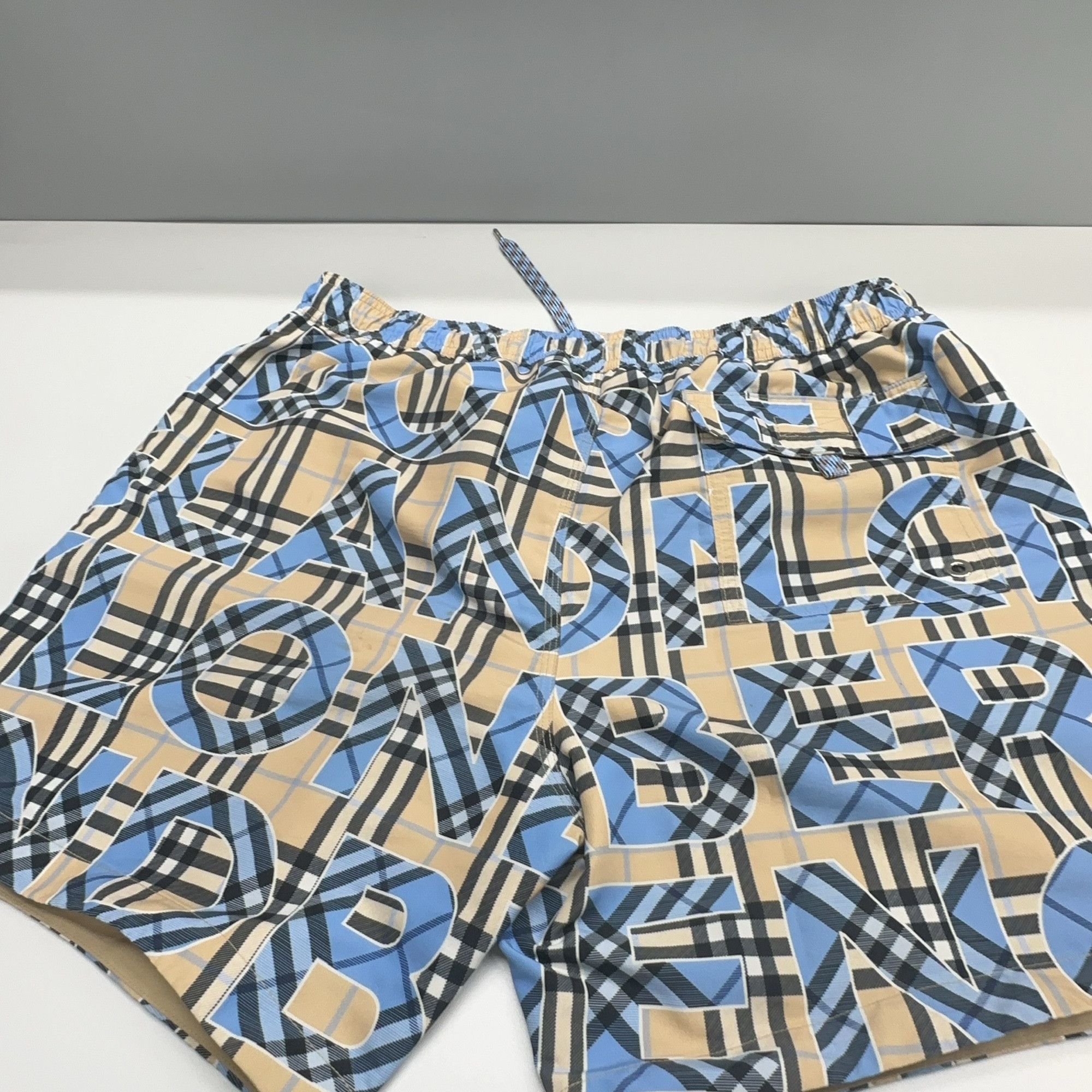 Burberry Burberry Check Logo Print Swim Shorts Size L Size US 34 / EU 50 - 9 Thumbnail