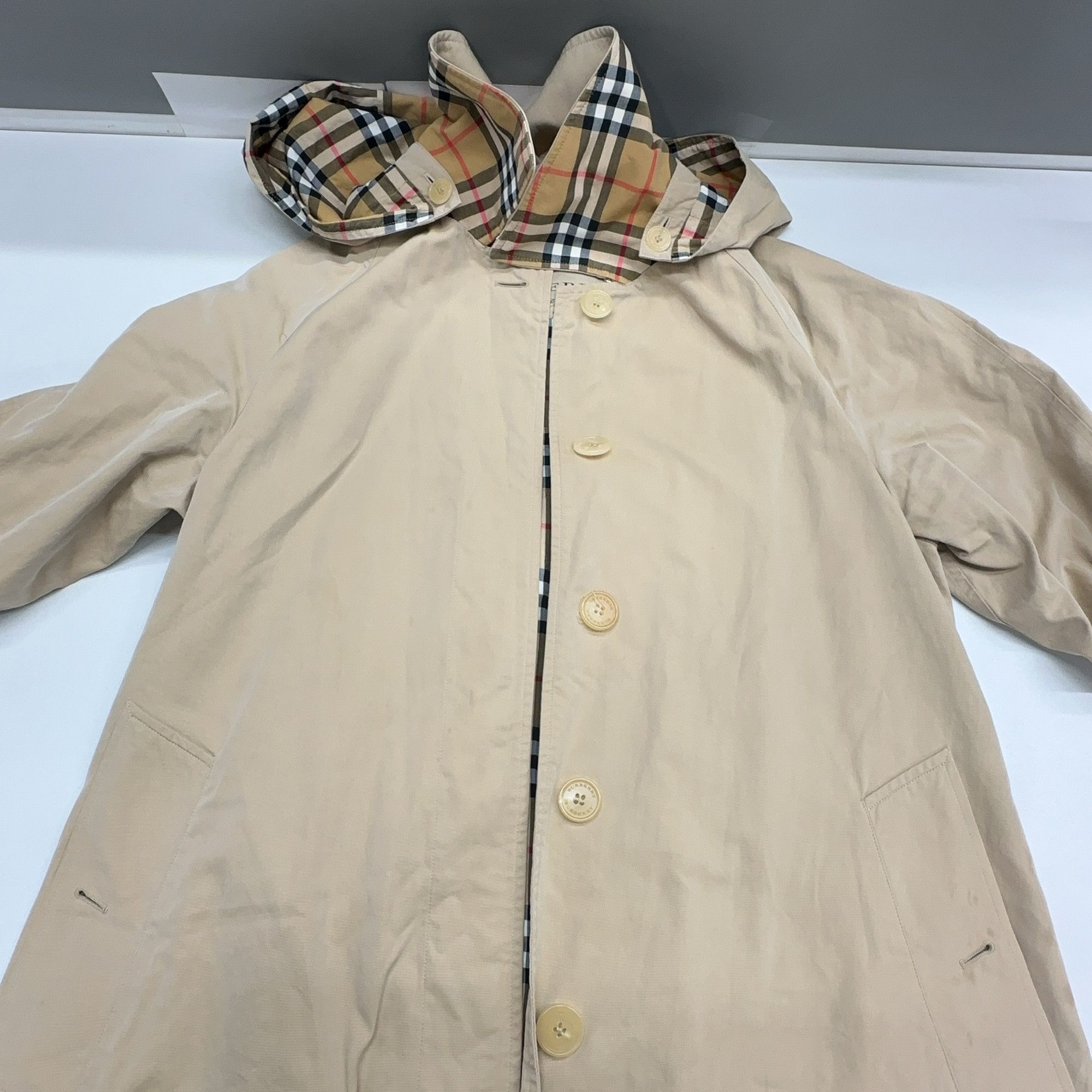 Burberry Burberry Check Lined Hooded Coat Size US 4 Size XS / US 0-2 / IT 36-38 - 10 Thumbnail