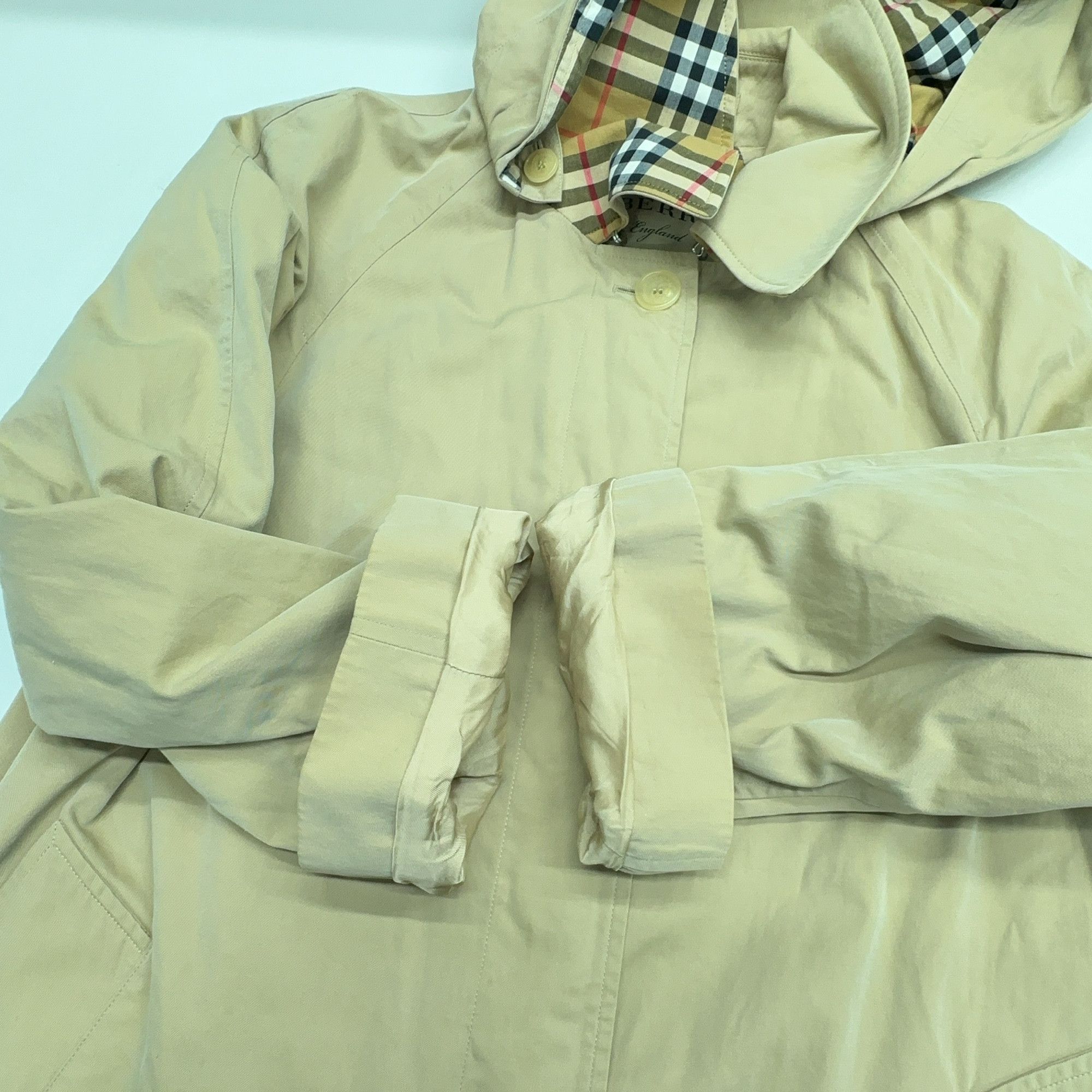 Burberry Burberry Check Lined Hooded Coat Size US 4 Size XS / US 0-2 / IT 36-38 - 14 Thumbnail