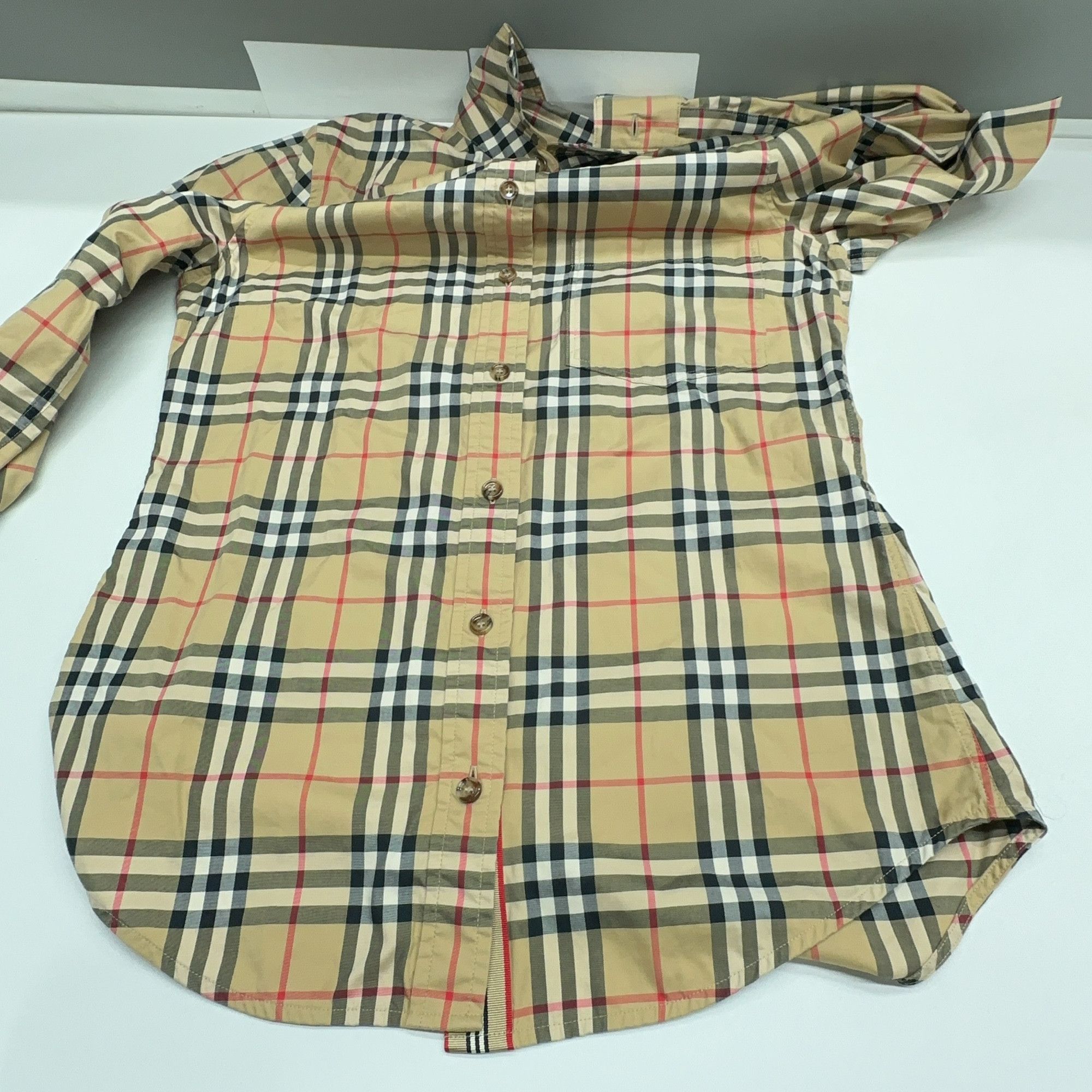 Burberry Burberry Classic Check Button Up Shirt Size 6 Size M / US 6-8 / IT 42-44 - 10 Thumbnail
