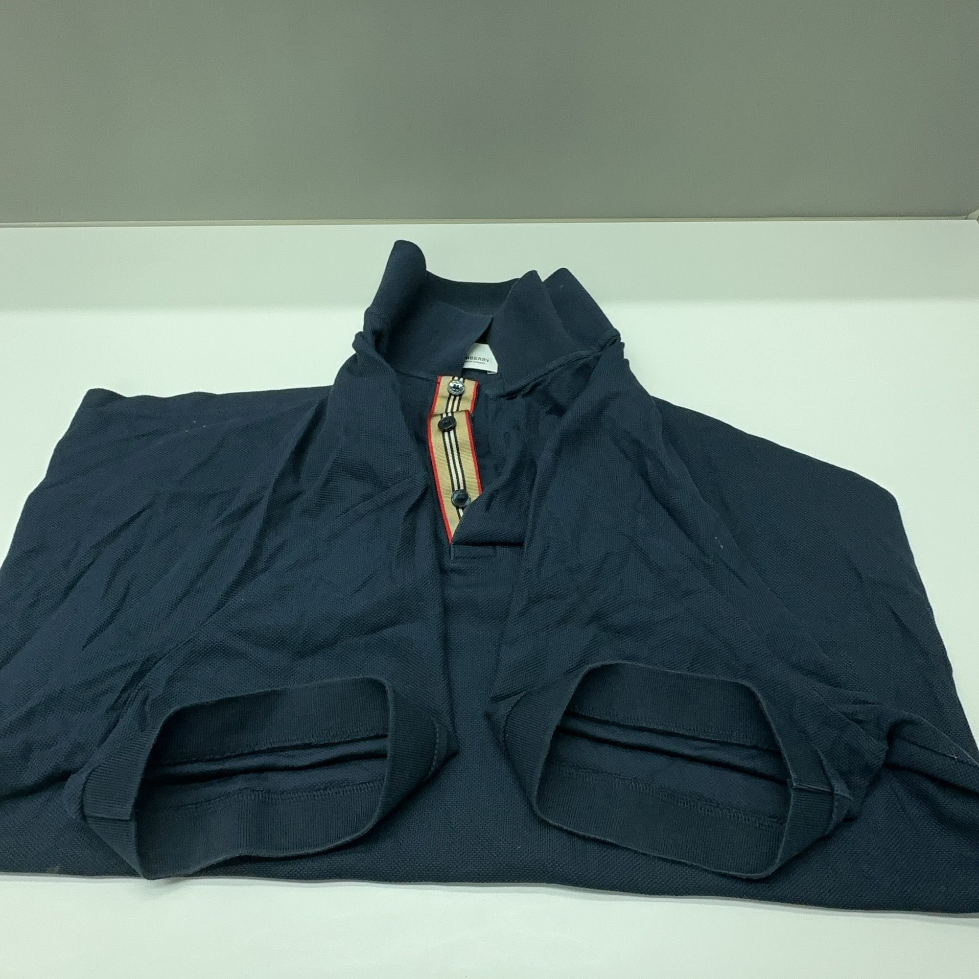 Burberry Burberry Logo Embroidered Polo Shirt Size XL Size US XL / EU 56 / 4 - 7 Thumbnail