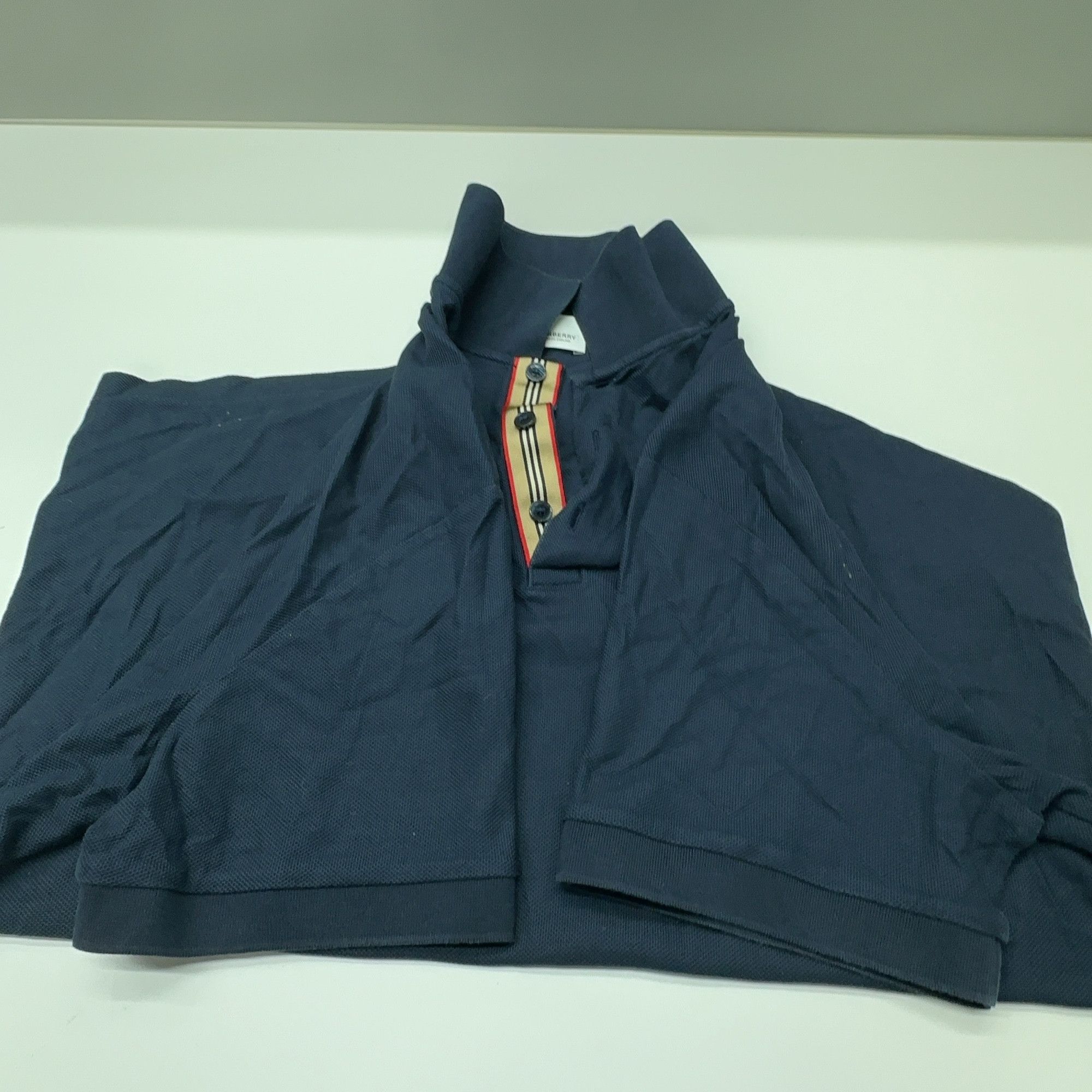 Burberry Burberry Logo Embroidered Polo Shirt Size XL Size US XL / EU 56 / 4 - 8 Thumbnail