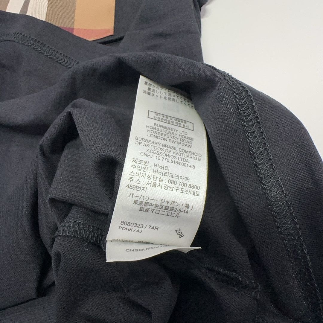 Burberry Burberry Check Pocket T-Shirt Size L Size L / US 10 / IT 46 - 3 Thumbnail