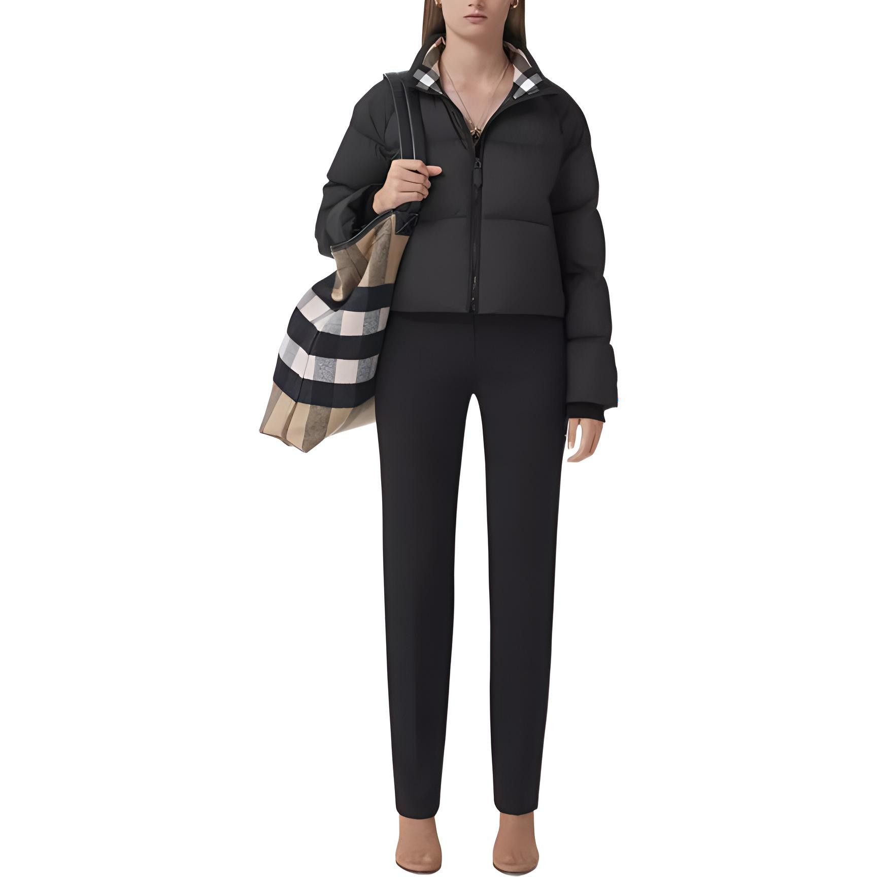 Burberry Burberry Check Lining Down Jacket Size L Size L / US 10 / IT 46 - 8 Thumbnail