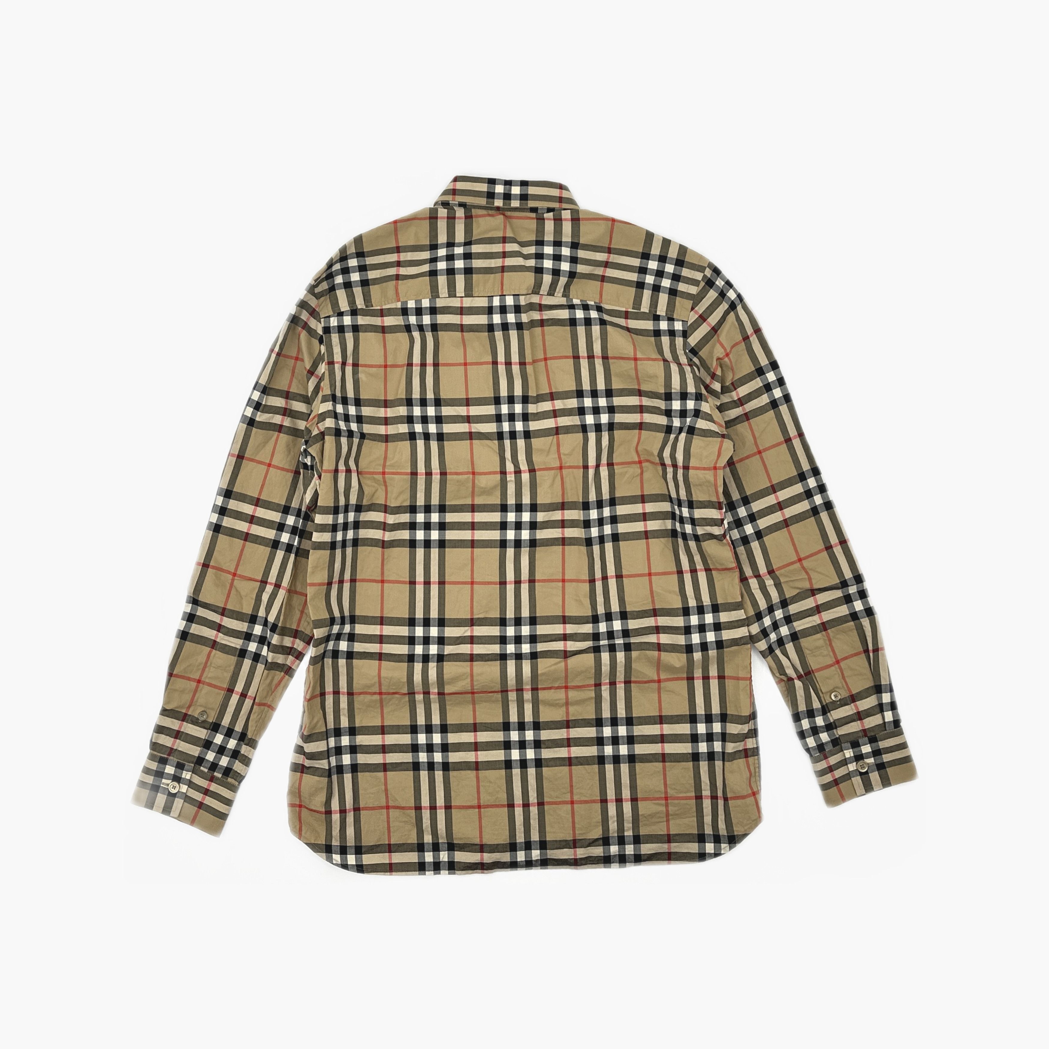 Burberry Burberry Check Long Sleeve Shirt Size M Size US M / EU 48-50 / 2 - 2 Thumbnail