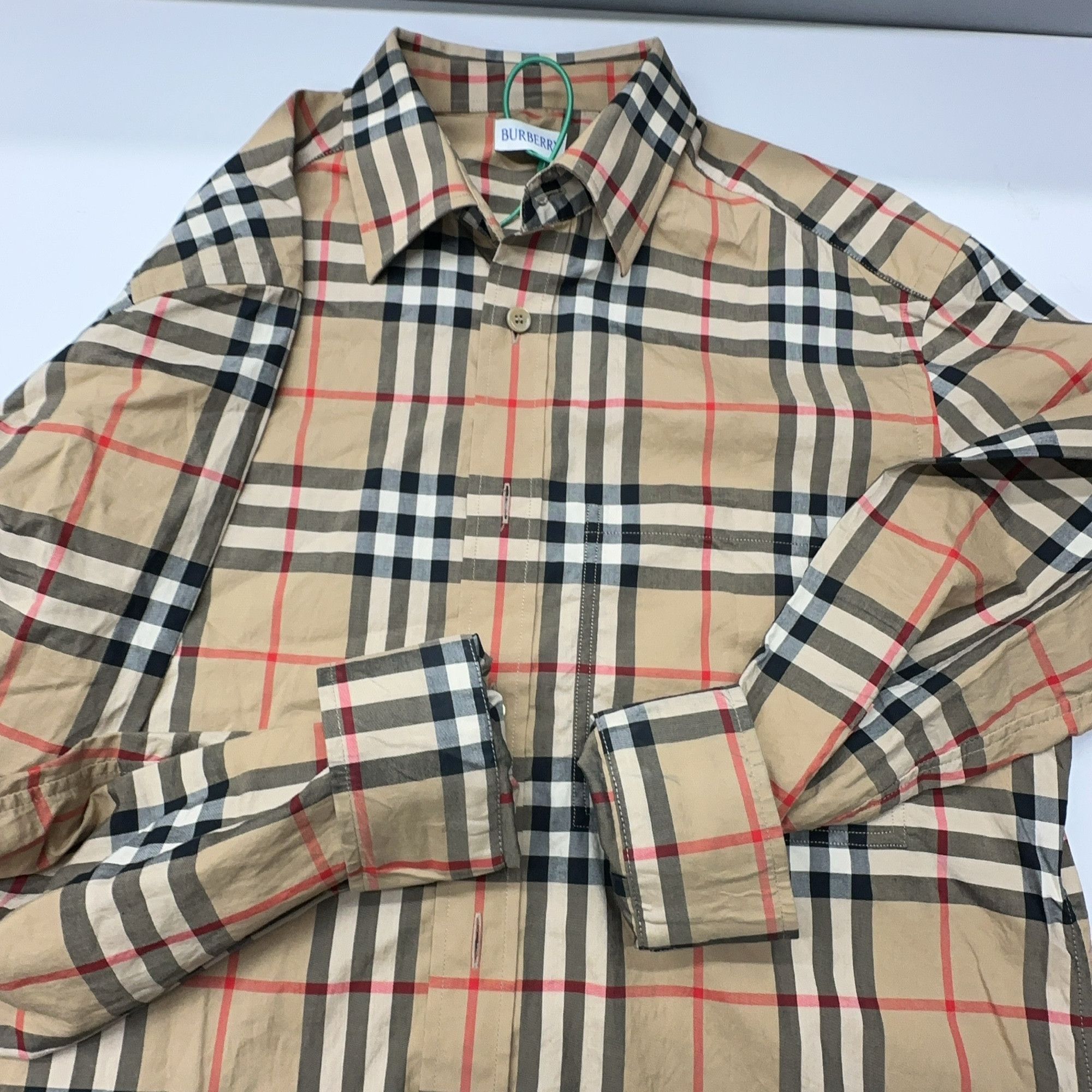 Burberry Burberry Check Long Sleeve Shirt Size M Size US M / EU 48-50 / 2 - 7 Thumbnail