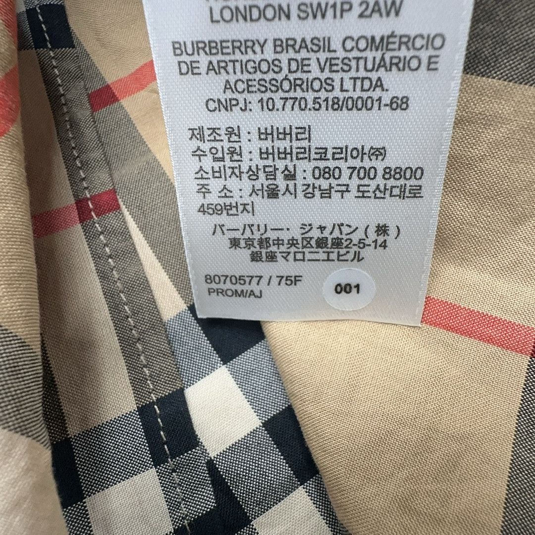 Burberry Burberry Check Long Sleeve Shirt Size M Size US M / EU 48-50 / 2 - 3 Thumbnail