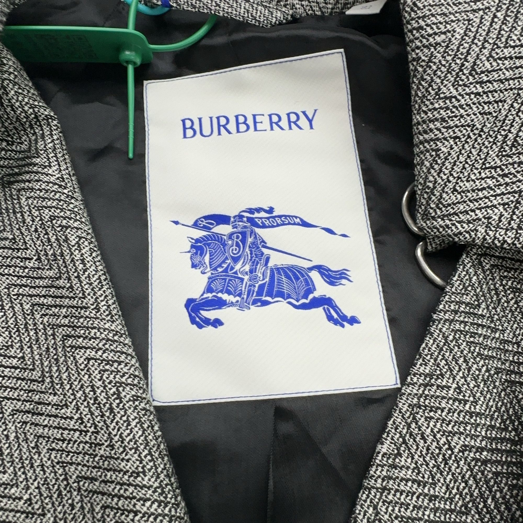 Burberry Burberry Herringbone Double-Breasted Jacket US 2 Size XS / US 0-2 / IT 36-38 - 4 Thumbnail