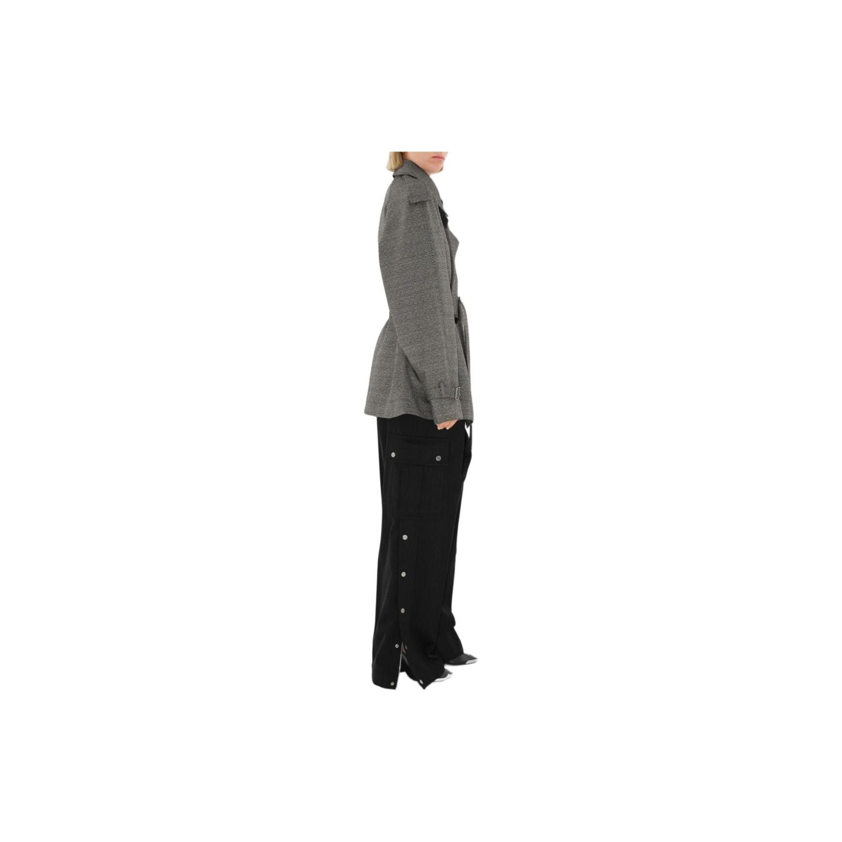Burberry Burberry Herringbone Double-Breasted Jacket US 2 Size XS / US 0-2 / IT 36-38 - 8 Thumbnail
