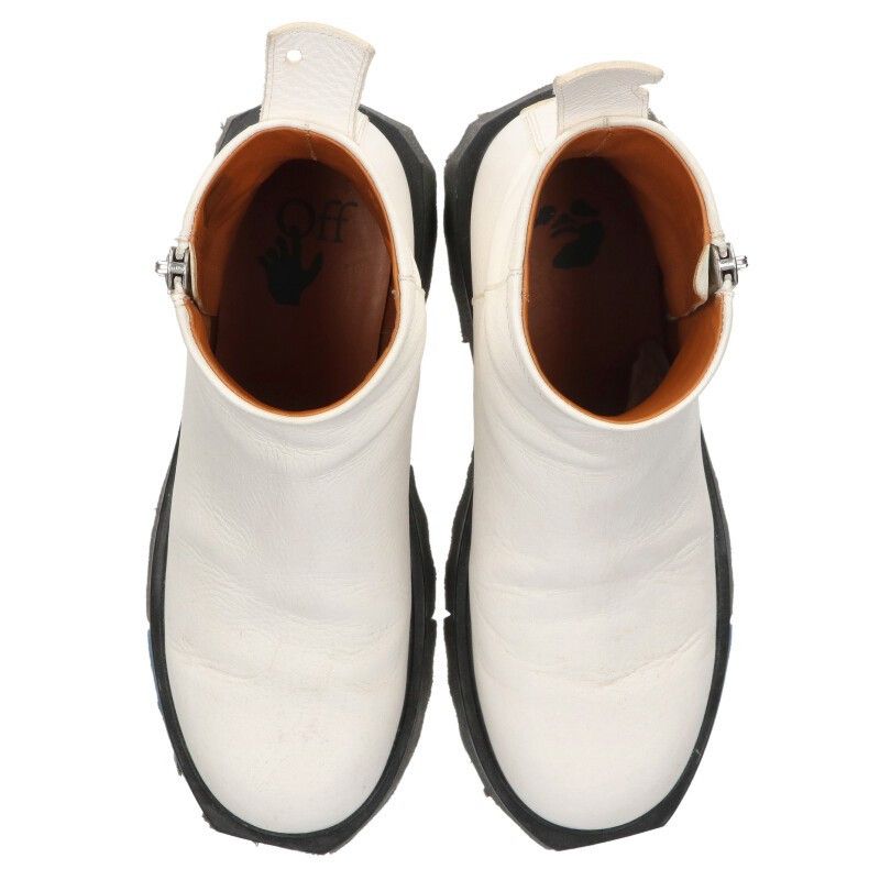 Off-White Off-White Boots White x Black Size 41 Size US 7.5 / EU 40-41 - 4 Thumbnail