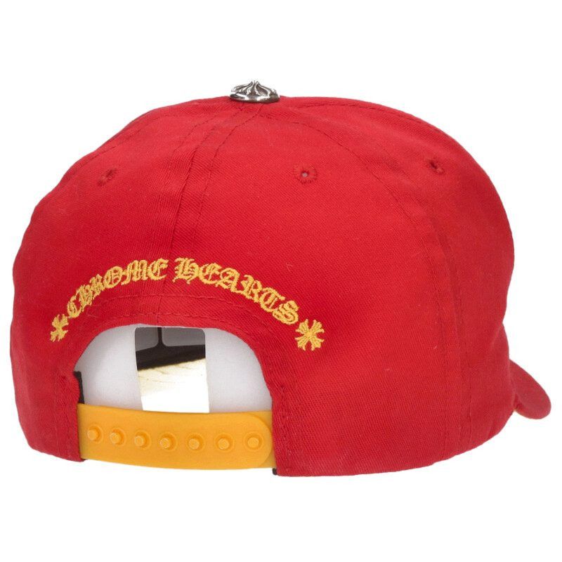 Chrome Hearts Chrome Hearts Logo Embroidered Hat Red Size ONE SIZE - 2 Thumbnail