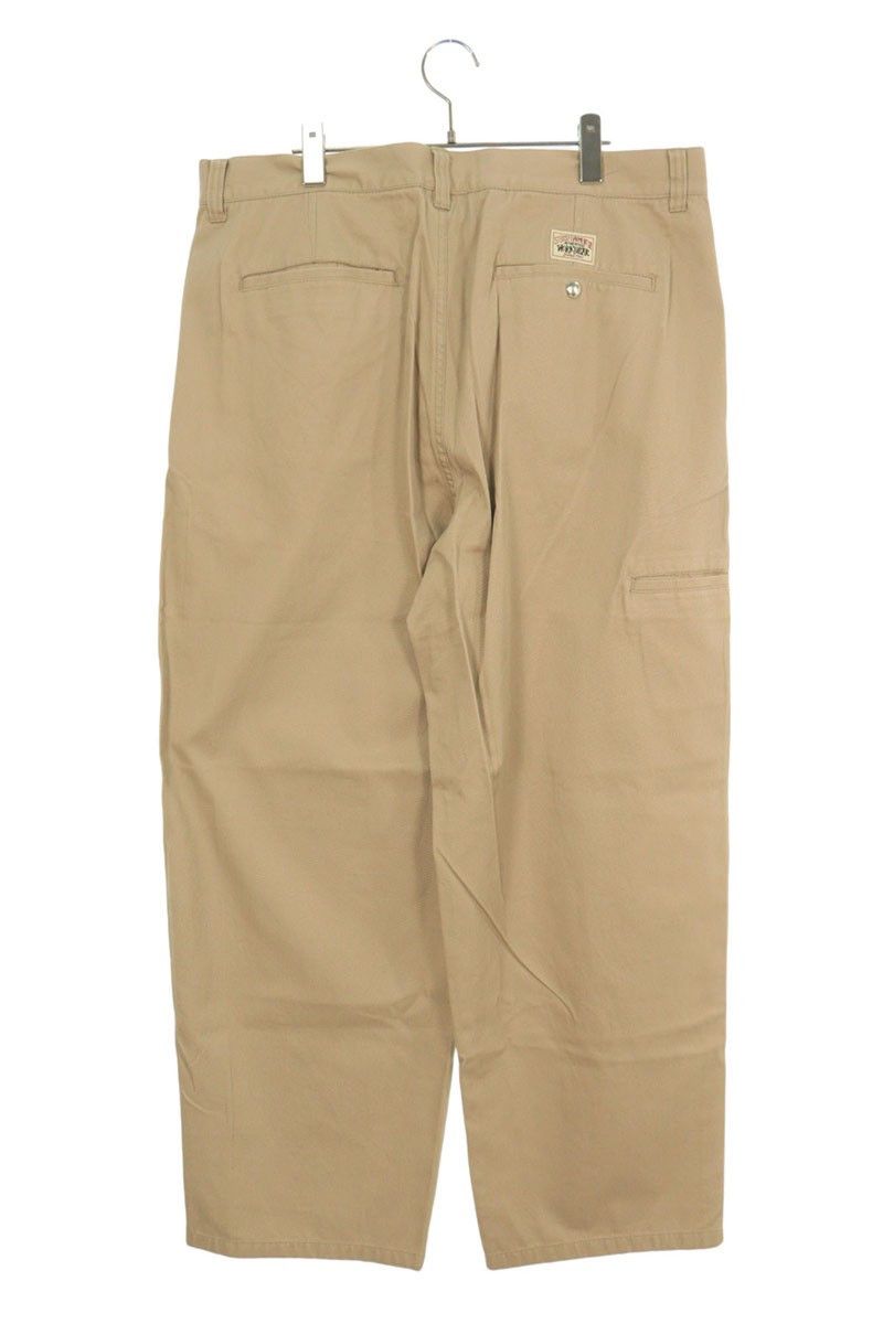 Stussy Stussy Wide Long Pants Beige Size 36 Size US 36 / EU 52 - 2 Thumbnail