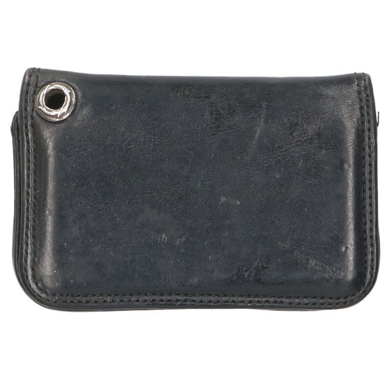 Chrome Hearts Chrome Hearts Vintage Leather card case Black x Silver Size ONE SIZE - 2 Thumbnail
