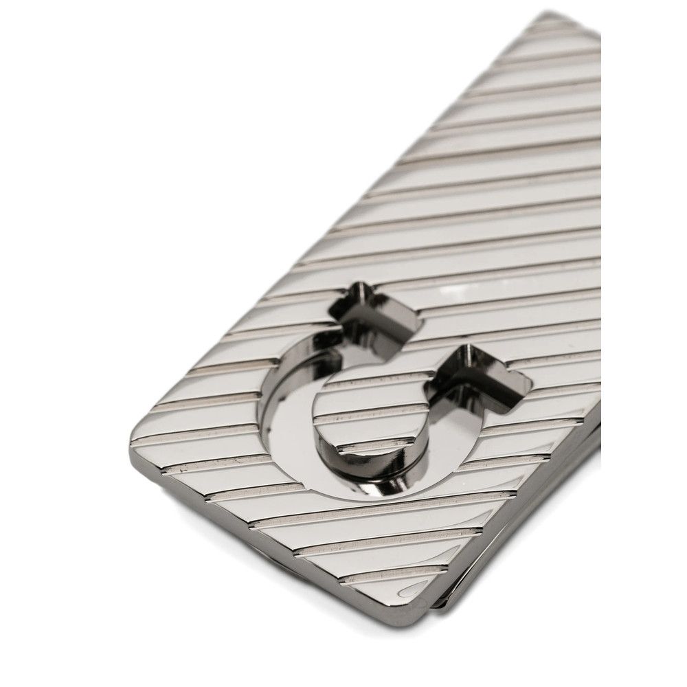 Salvatore Ferragamo Ferragamo SILVER Ties & Bow Ties Size ONE SIZE - 3 Thumbnail