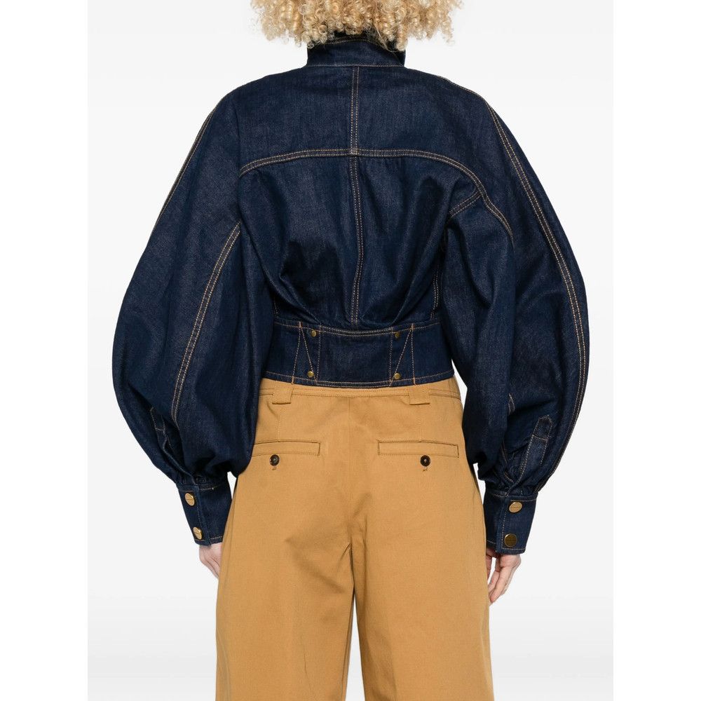 Zimmermann Zimmermann BLUE Jackets - Cropped Jackets Size M / US 6-8 / IT 42-44 - 3 Thumbnail