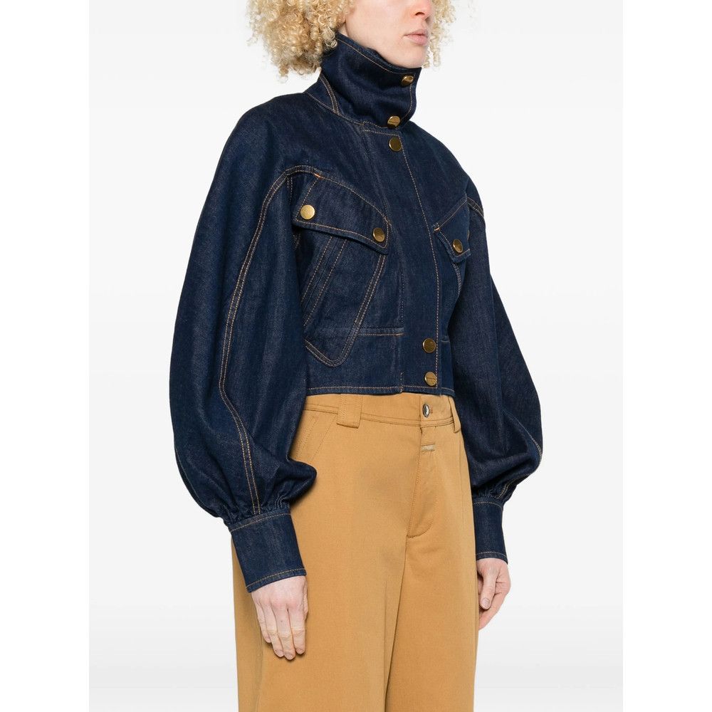 Zimmermann Zimmermann BLUE Jackets - Cropped Jackets Size M / US 6-8 / IT 42-44 - 4 Thumbnail
