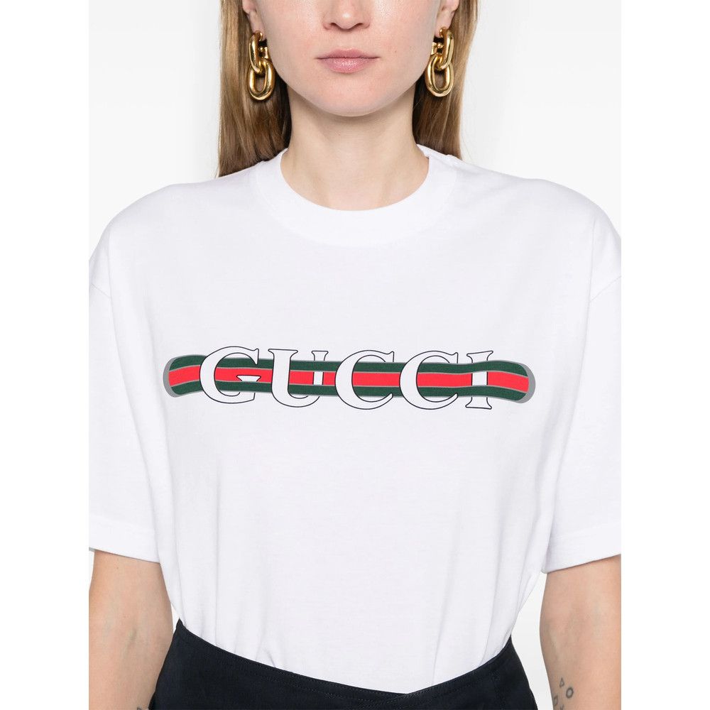 Gucci Gucci WHITE Tops - T-shirts & Jerseys Size XXS / US 00 / IT 34 - 5 Thumbnail