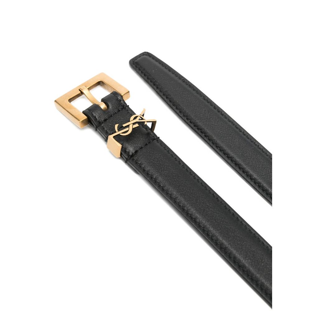 Saint Laurent Paris Saint Laurent BLACK Belts Size ONE SIZE - 2 Thumbnail