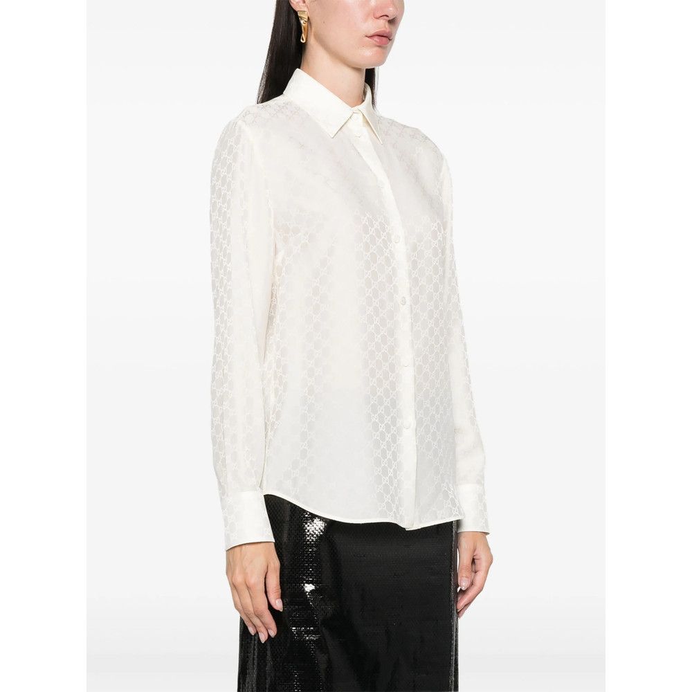 Gucci Gucci NEUTRALS Tops - Shirts Size S / US 4 / IT 40 - 2 Thumbnail