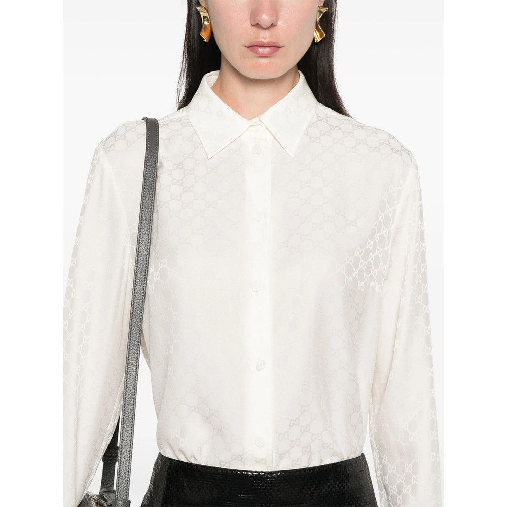 Gucci Gucci NEUTRALS Tops - Shirts Size S / US 4 / IT 40 - 3 Thumbnail